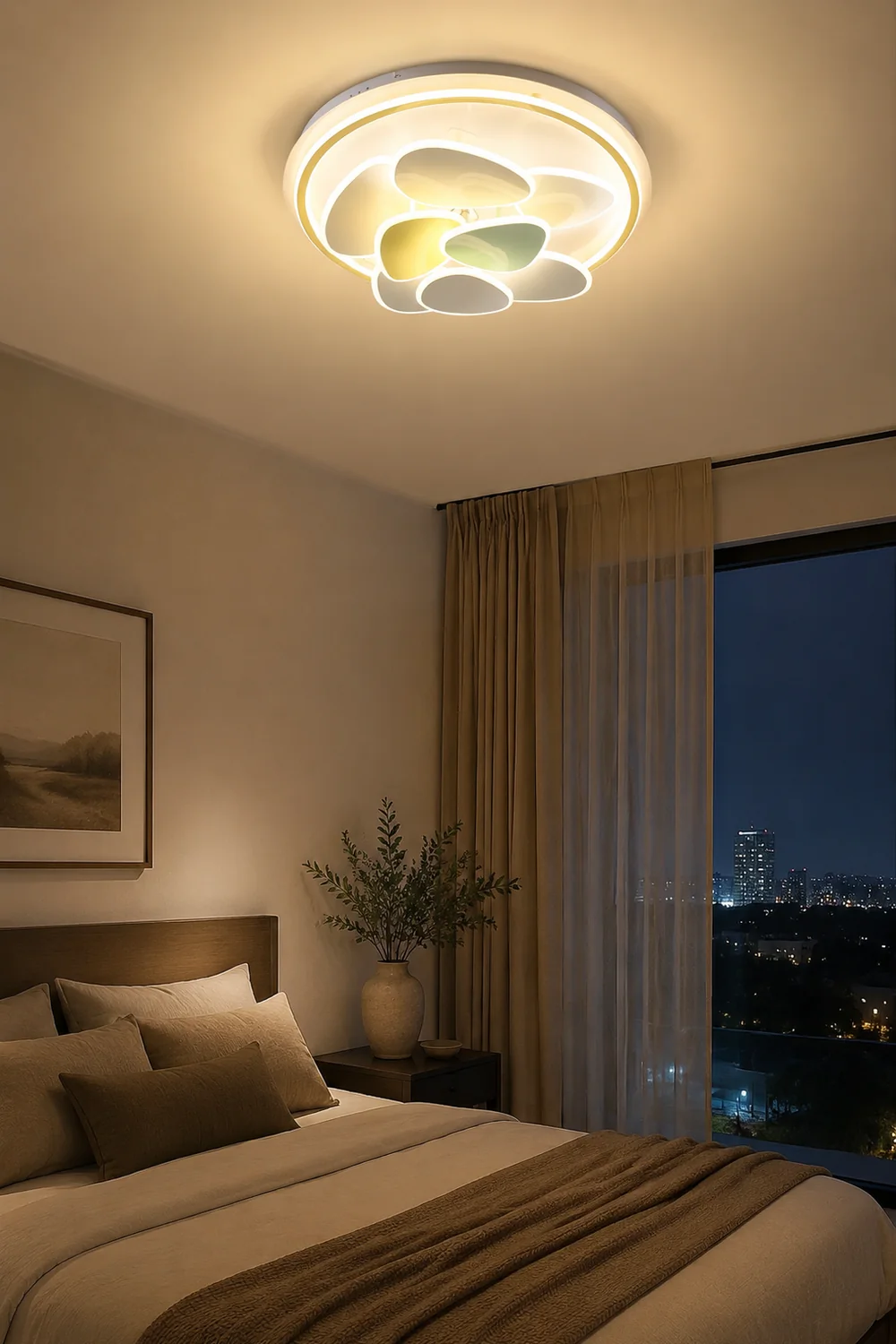 Colorful Cloud Round Ceiling Lamp - Lumpaz
