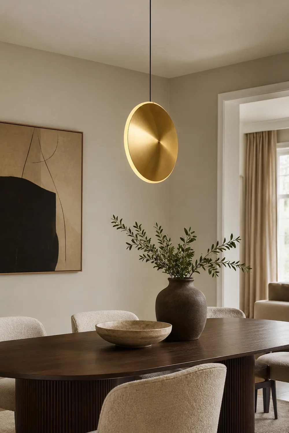 Chrona Dish Pendant Light - Lumpaz
