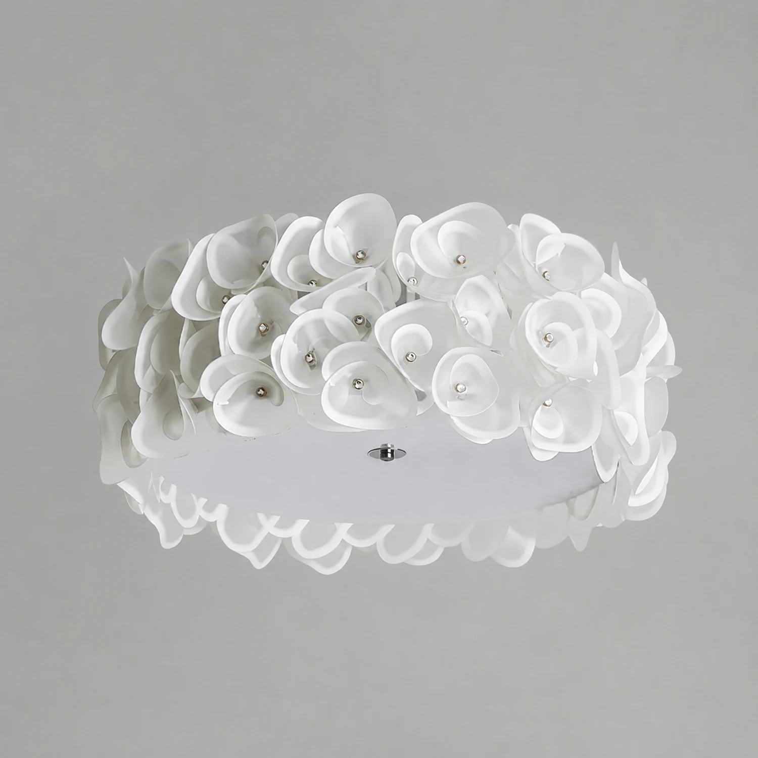 White Hydrangea Ceiling Lamp - Lumpaz