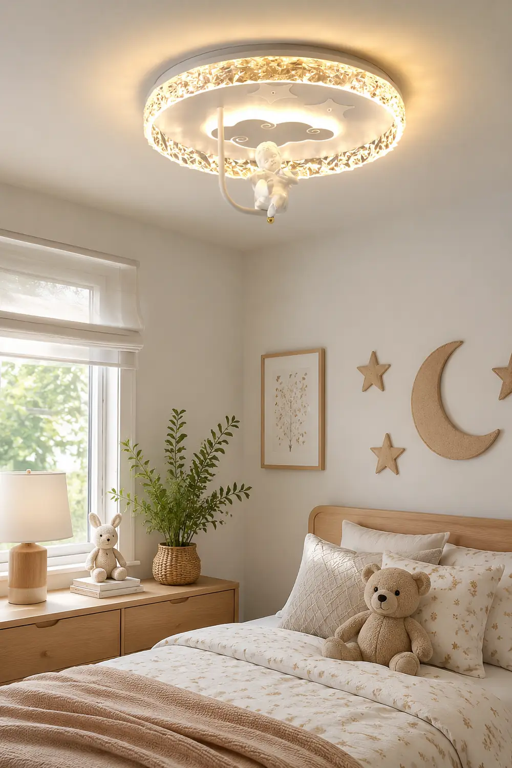Round Carousel Children's Ceiling Lamp - Lumpaz