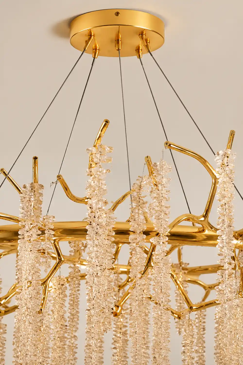 Wisteria Flower Crystal Chandelier - Lumpaz