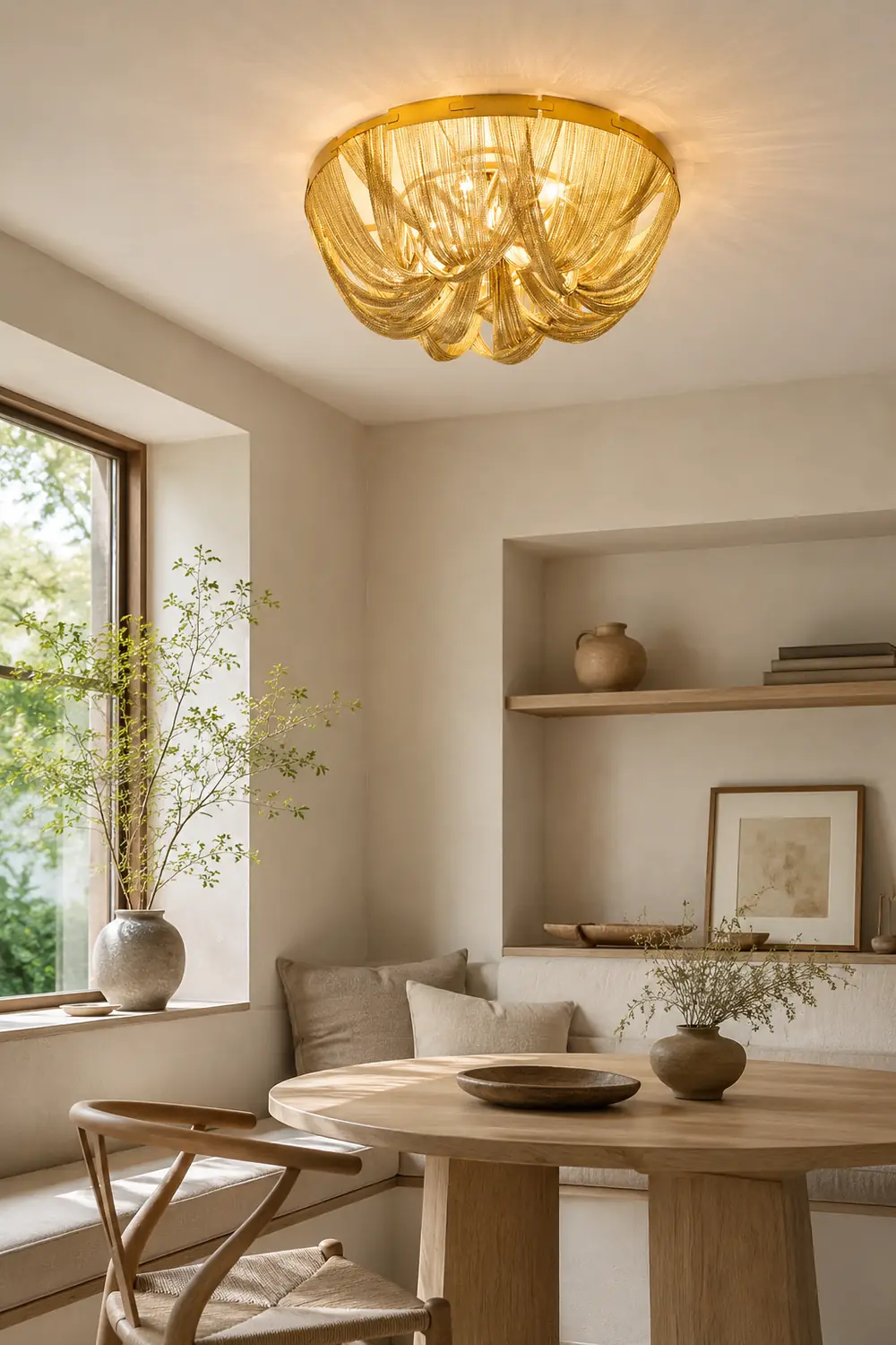 Tassel Aluminum Chain Ceiling Light - Lumpaz