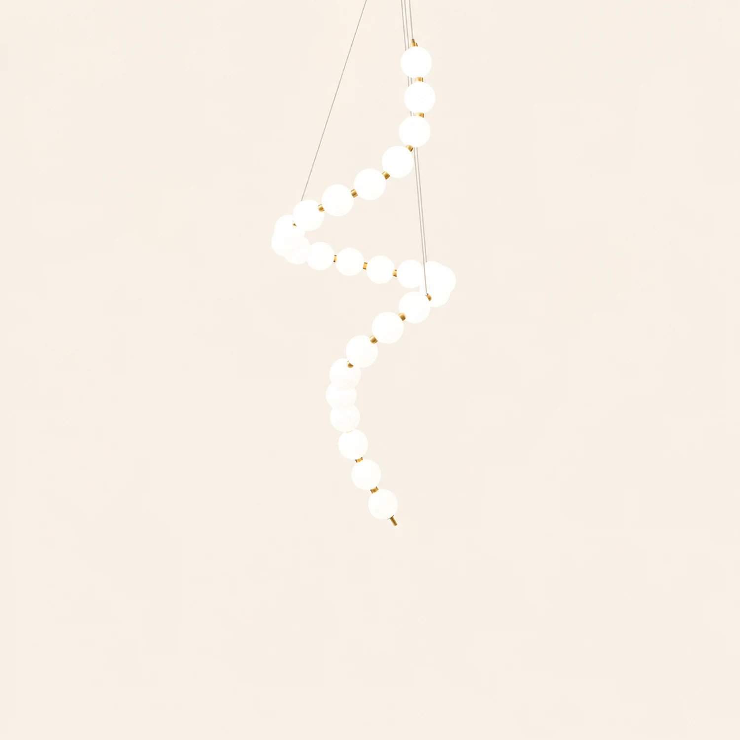 Acrylic Pearl Necklace Chandelier - Lumpaz