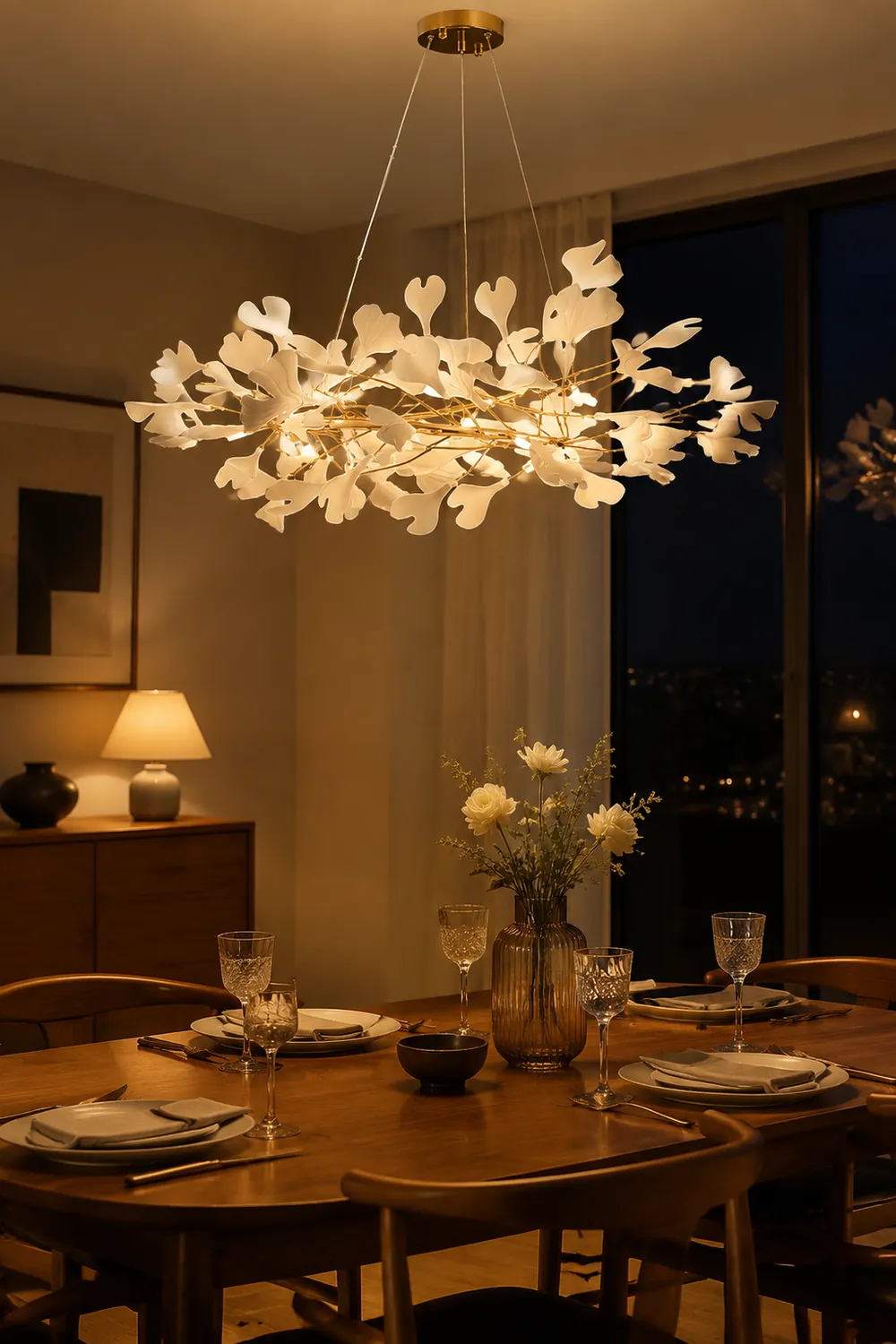 Gingko Chandelier U - Lumpaz