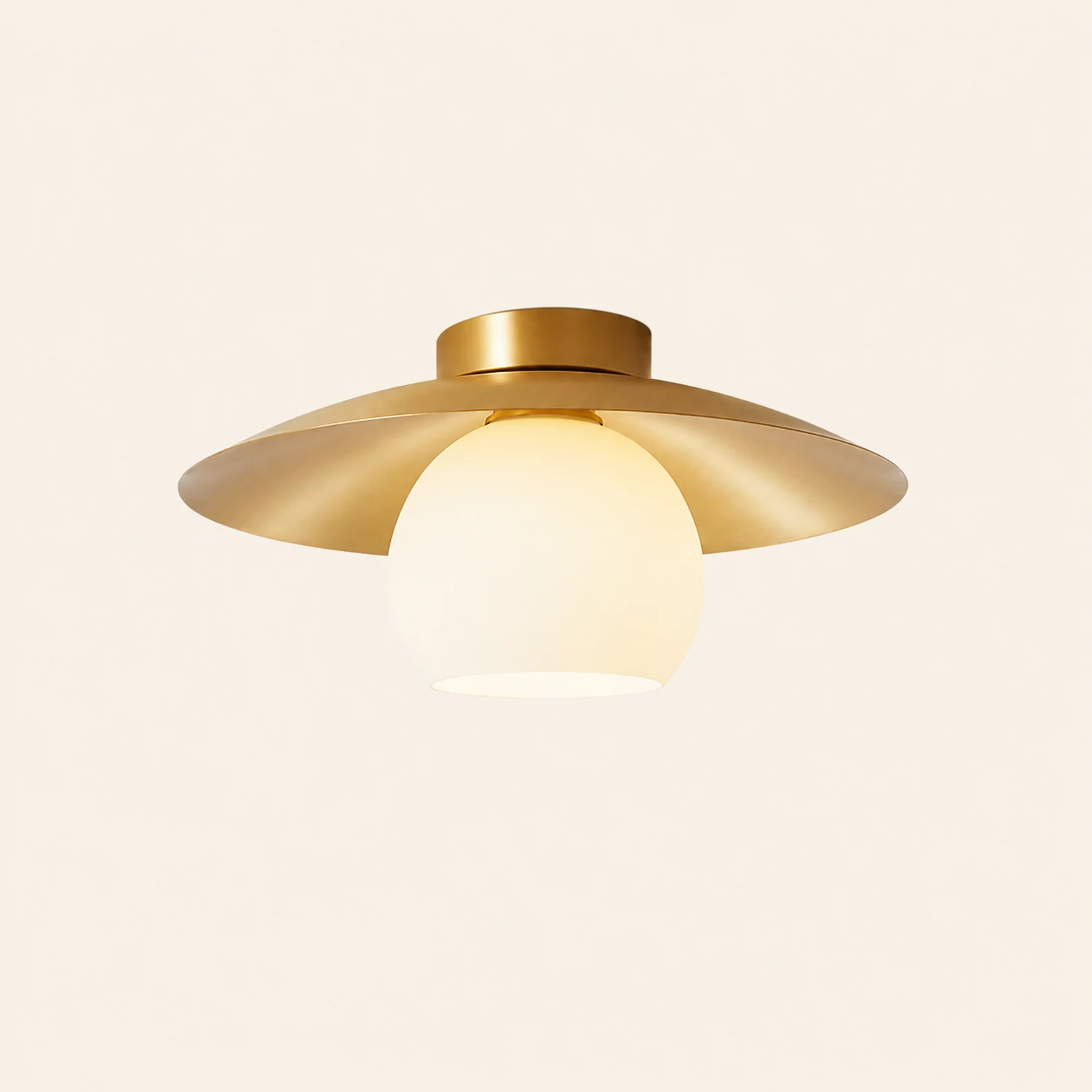 Brass Cap Ceiling Lamp - Lumpaz