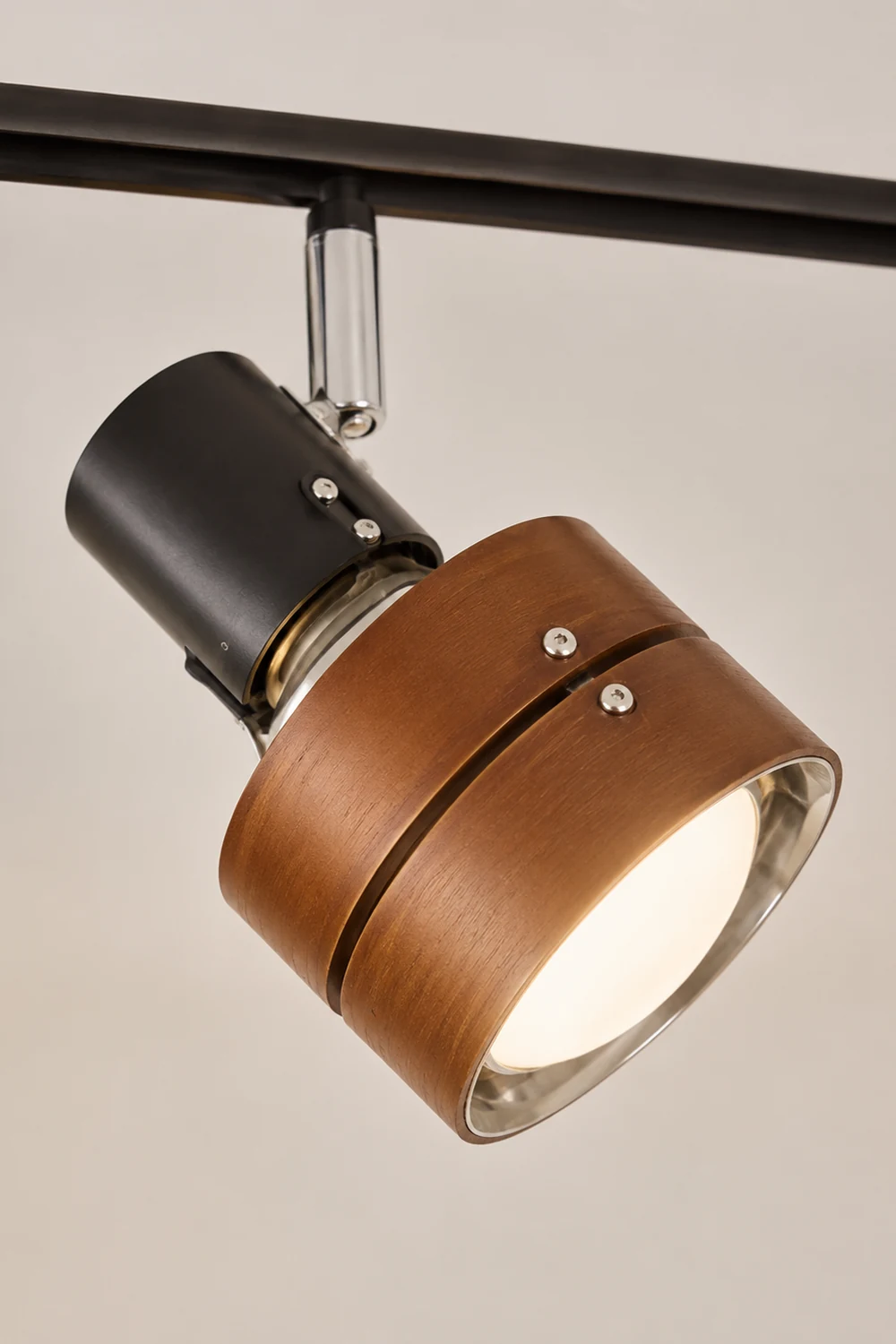 Wooden Adjustable Spot Ceiling Lamp - Lumpaz