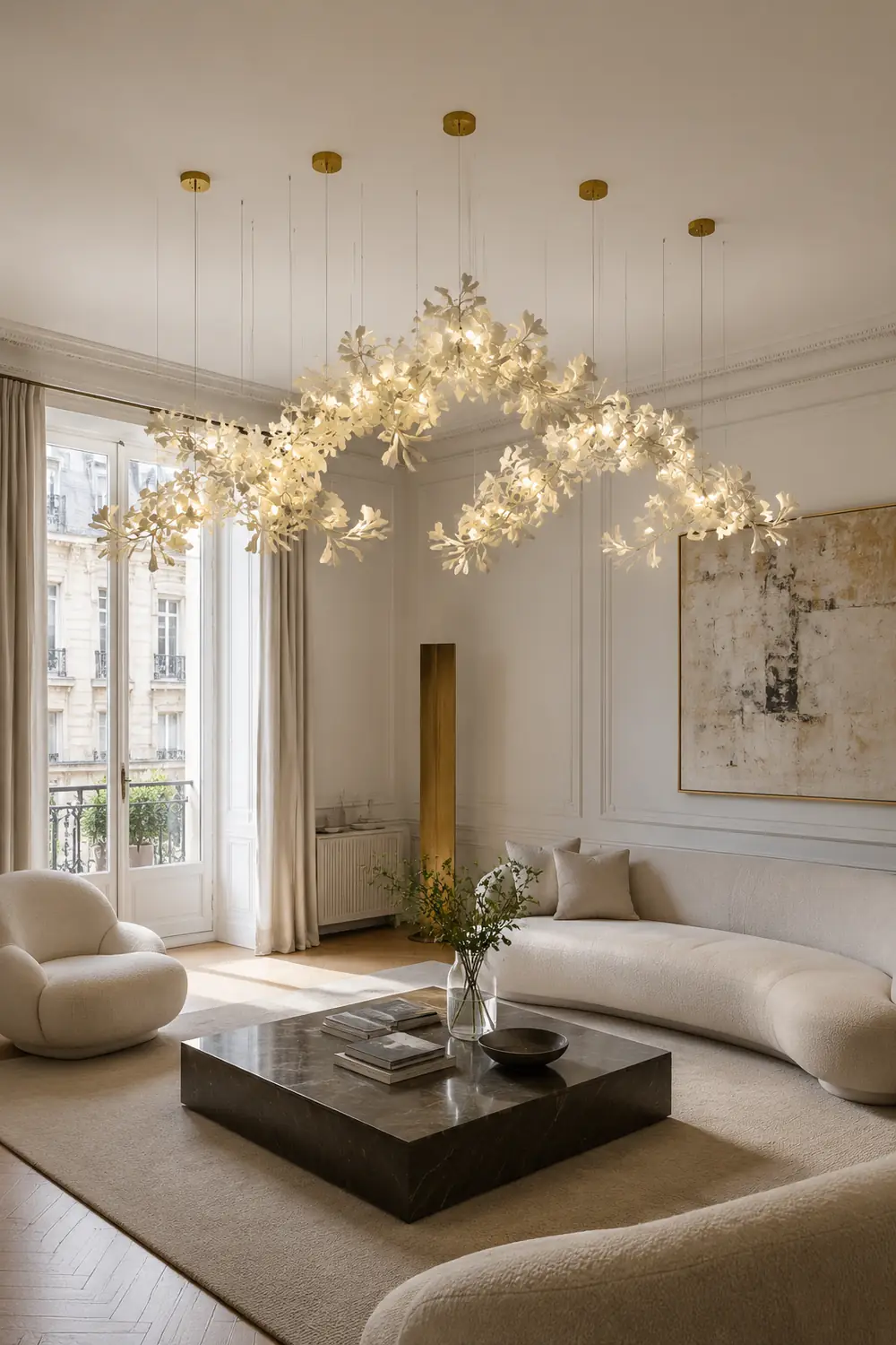Gingko Chandelier C - Lumpaz