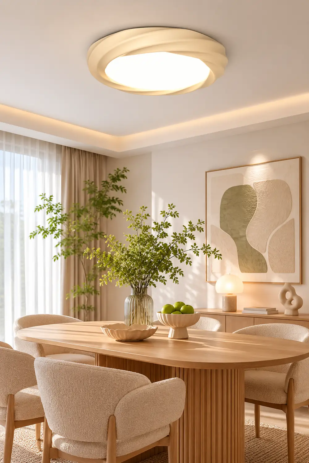Maivy LED Flush Mount Ceiling Light - Lumpaz