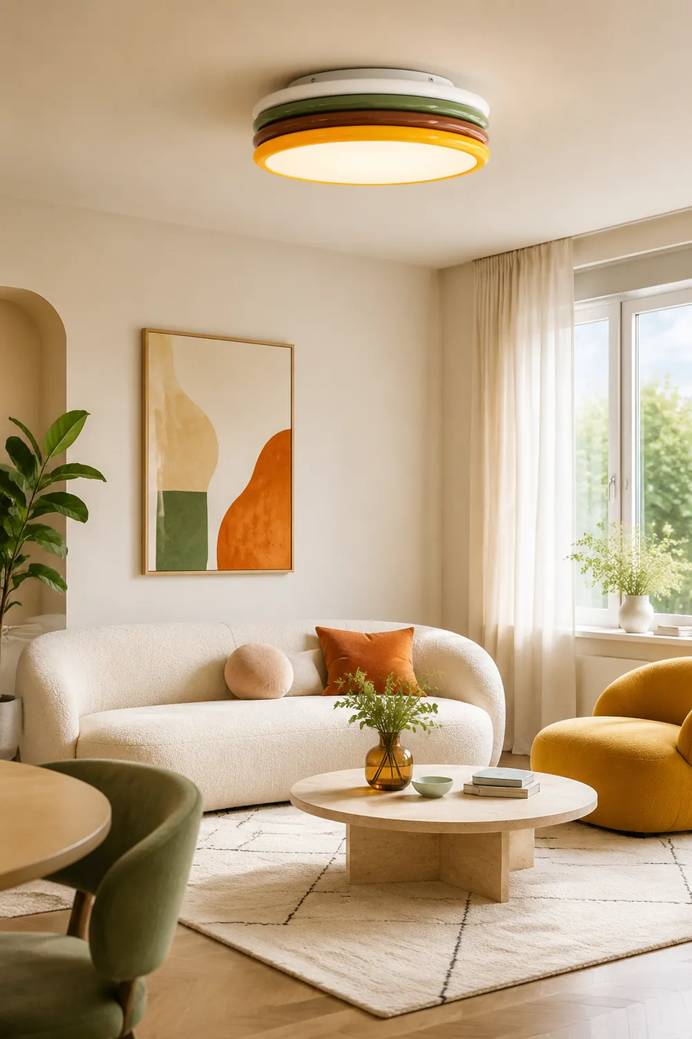 Color Stack Ceiling Lamp - Lumpaz