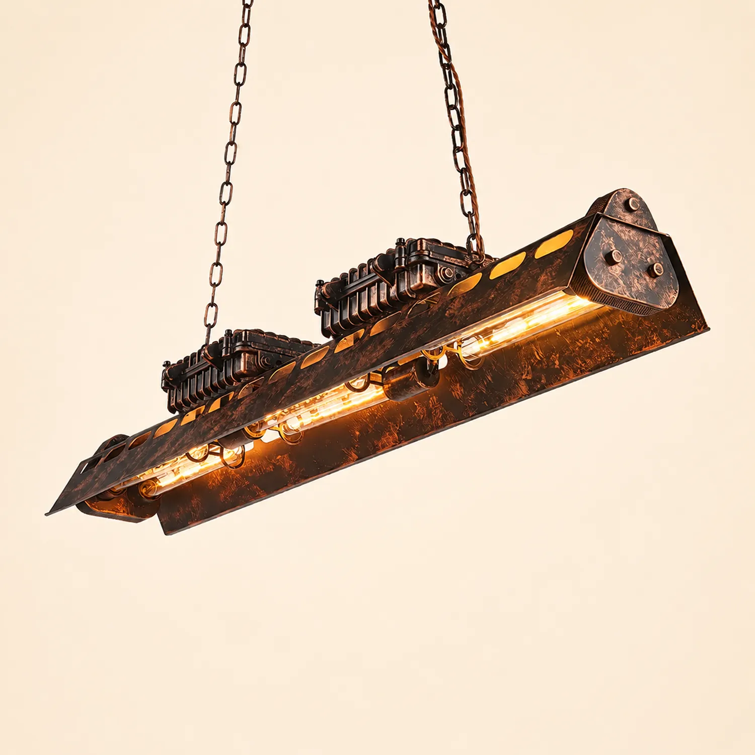 Industrial Steampunk Chandelier - Lumpaz