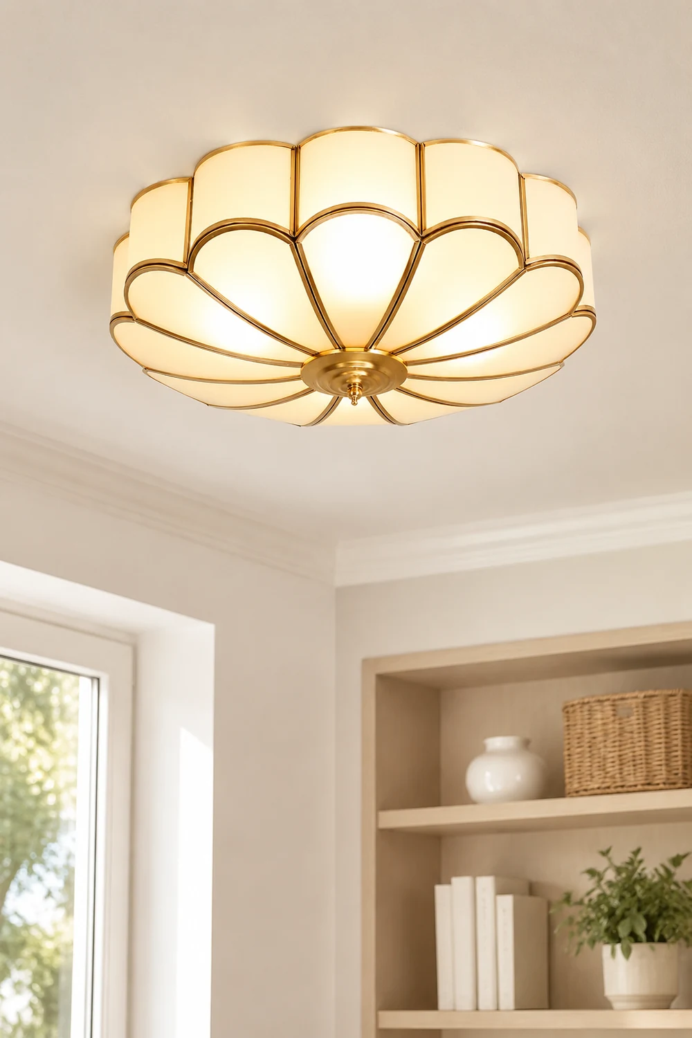 Flower Shape Glass Recessed Ceiling Light - Lumpaz