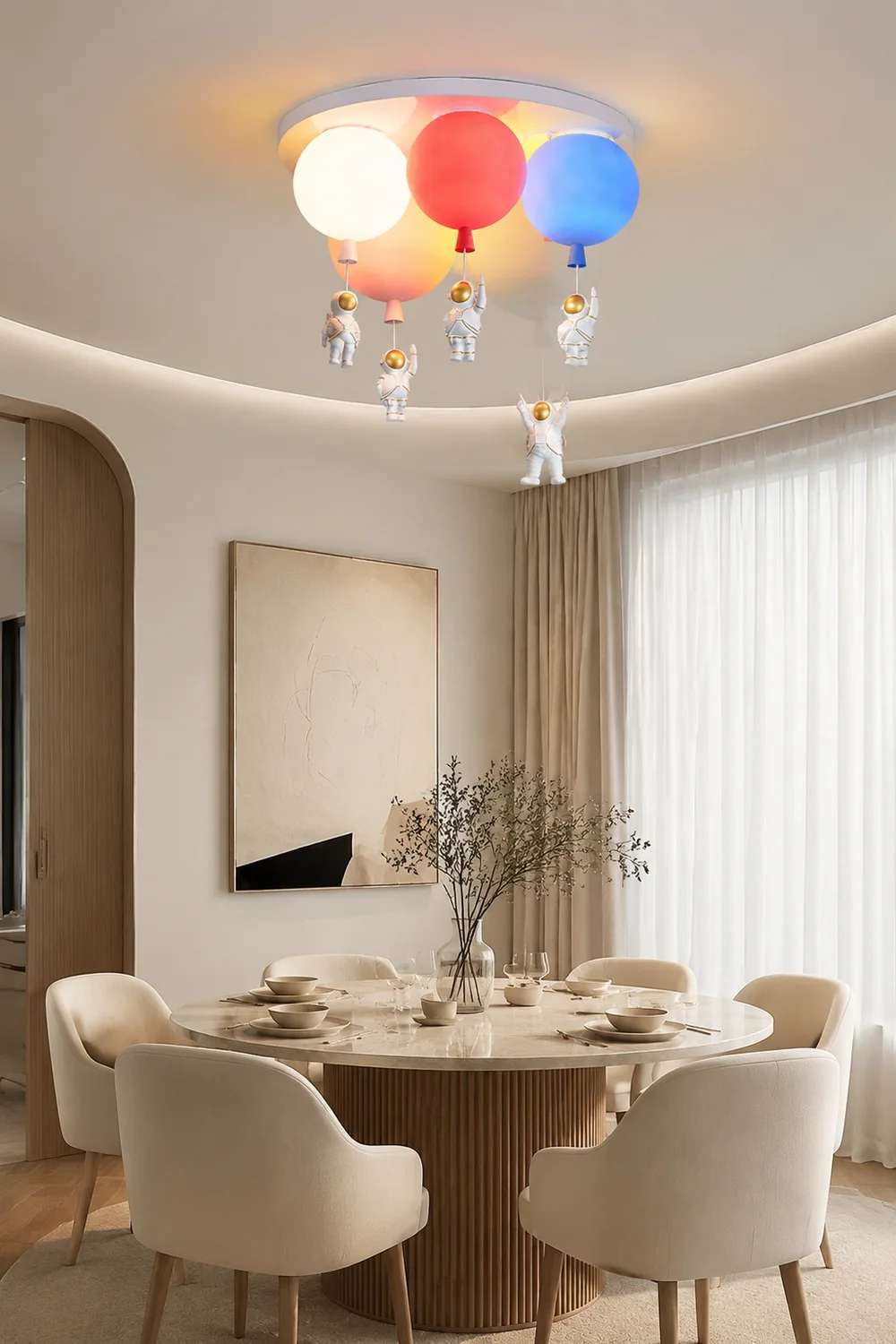 Frosted Balloon Combination Ceiling Lamp - Lumpaz