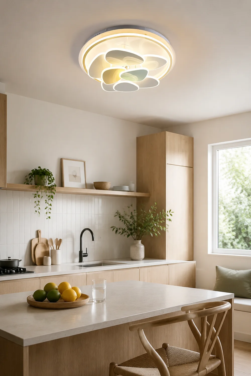 Colorful Cloud Round Ceiling Lamp - Lumpaz