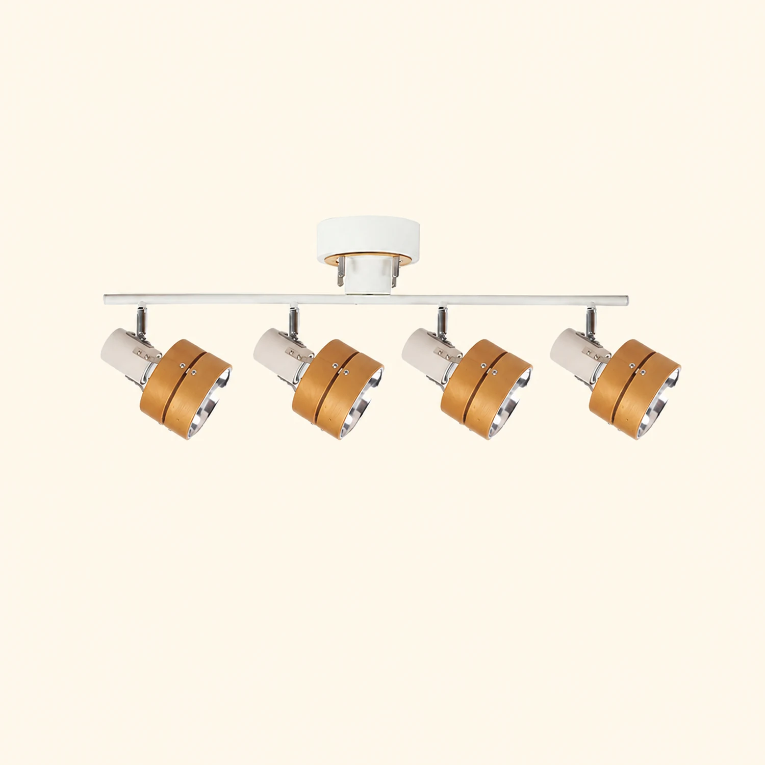 Wooden Adjustable Spot Ceiling Lamp - Lumpaz