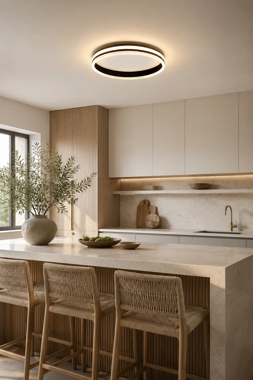 Simple Acrylic Ring Ceiling Light - Lumpaz