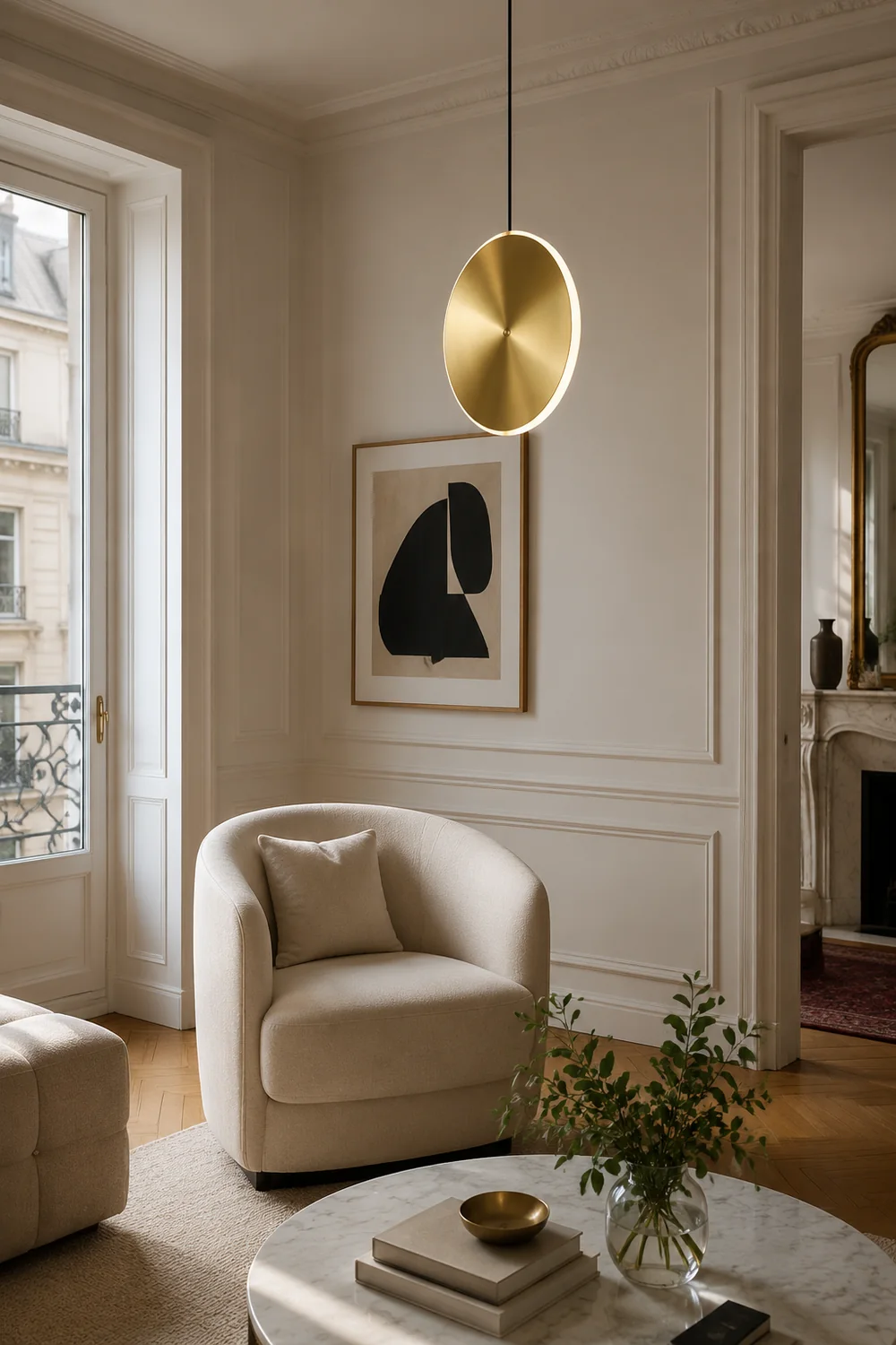 Chrona Dish Pendant Light - Lumpaz