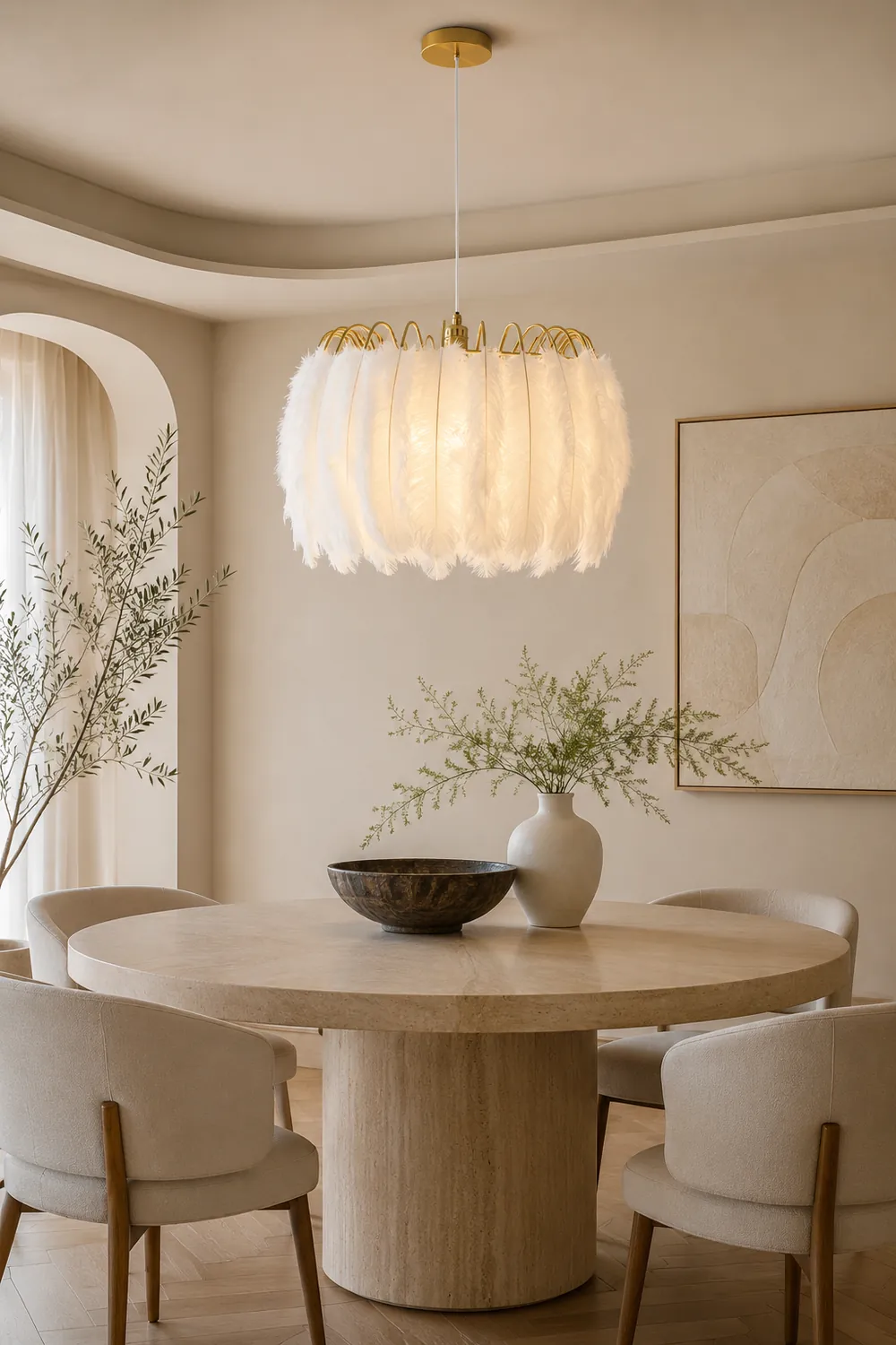 Feather Pendant Lamp - Lumpaz
