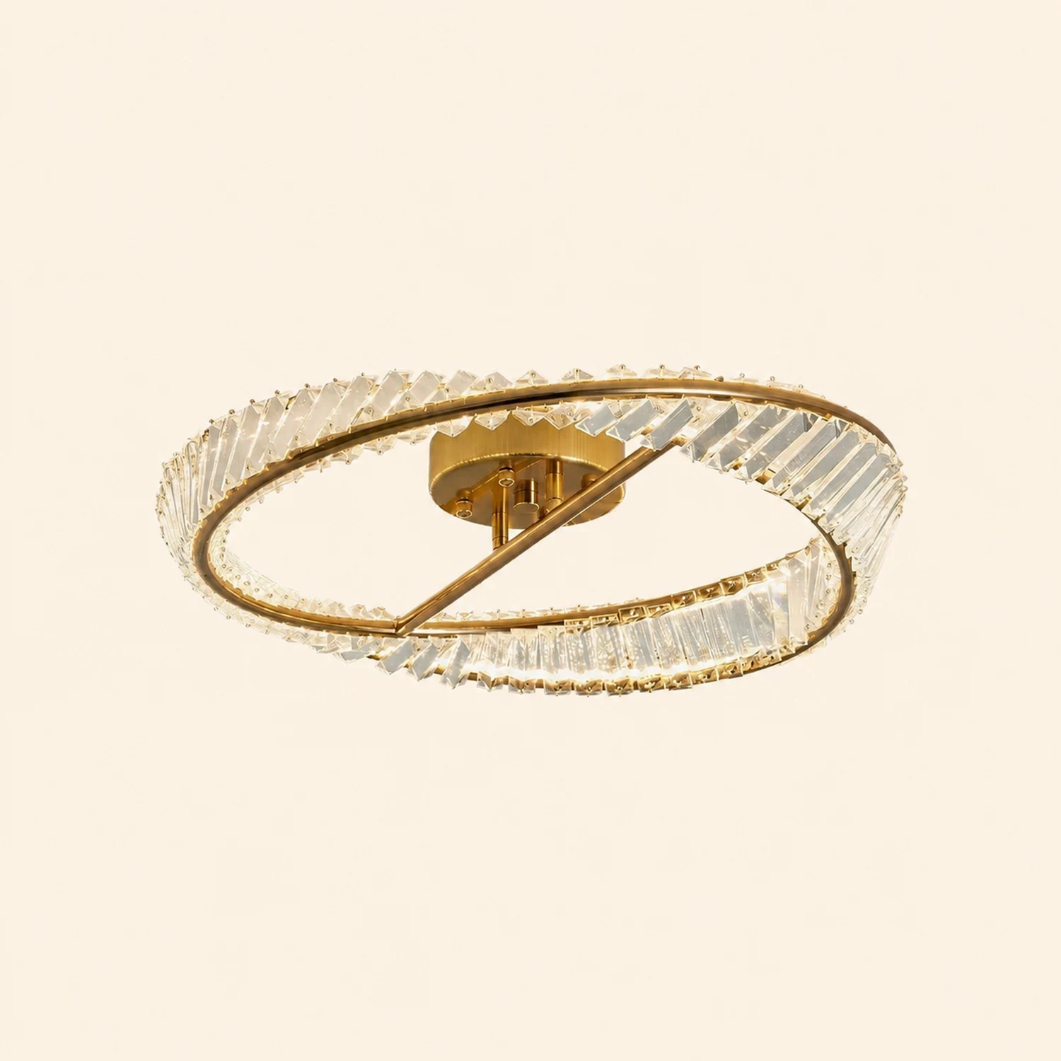 Crystal Rings Ceiling Lamp - Lumpaz