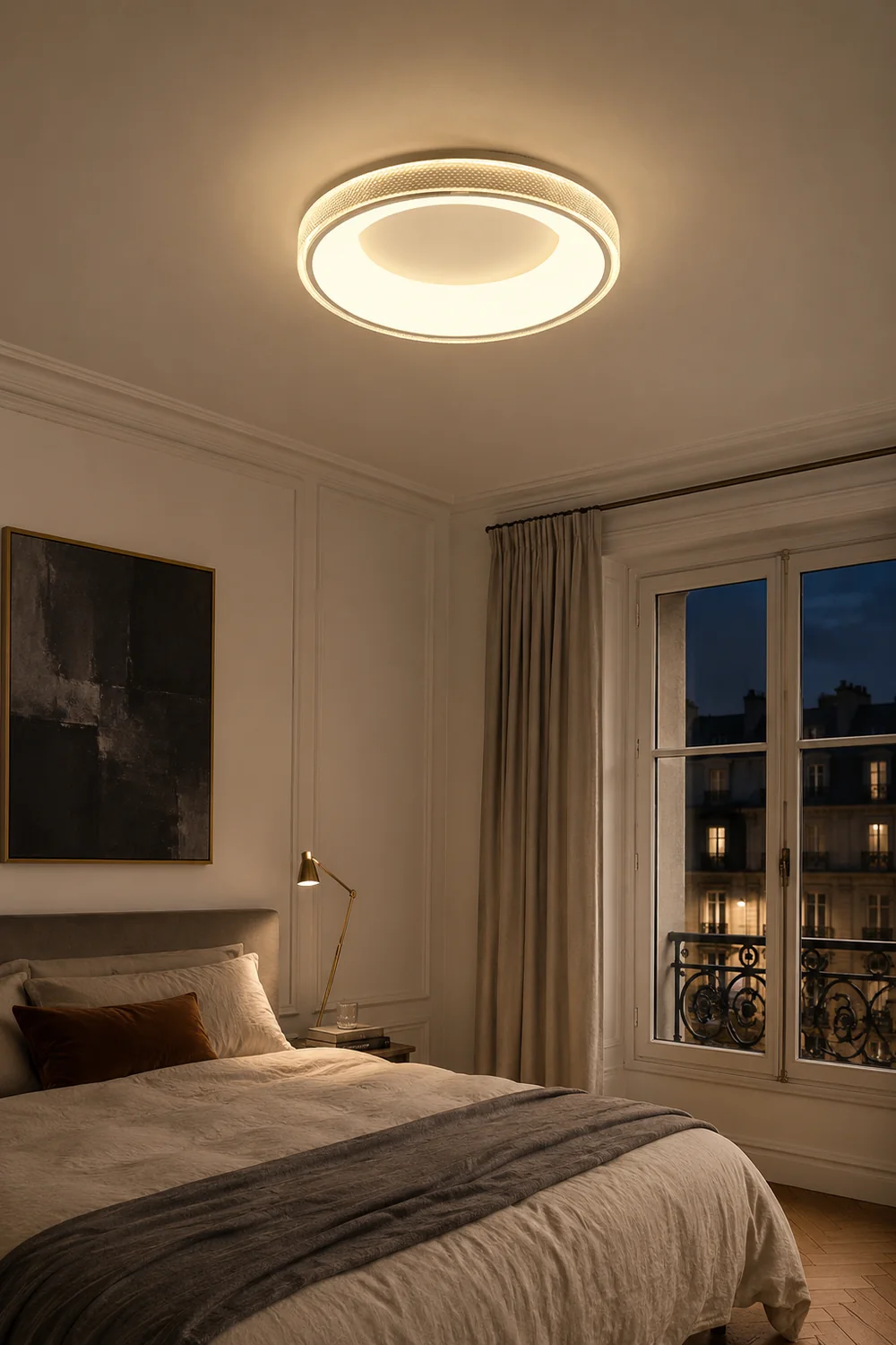 Round Shape Flush Ceiling Light - Lumpaz