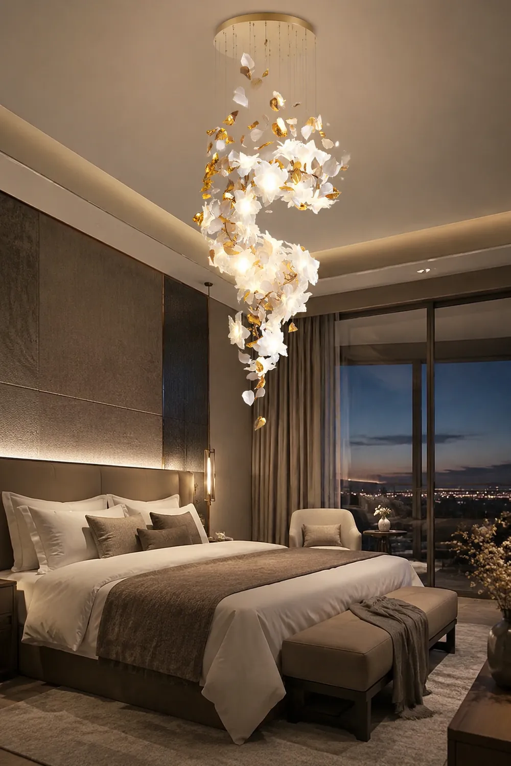Flying Flowers Fluttering Chandelier - Lumpaz