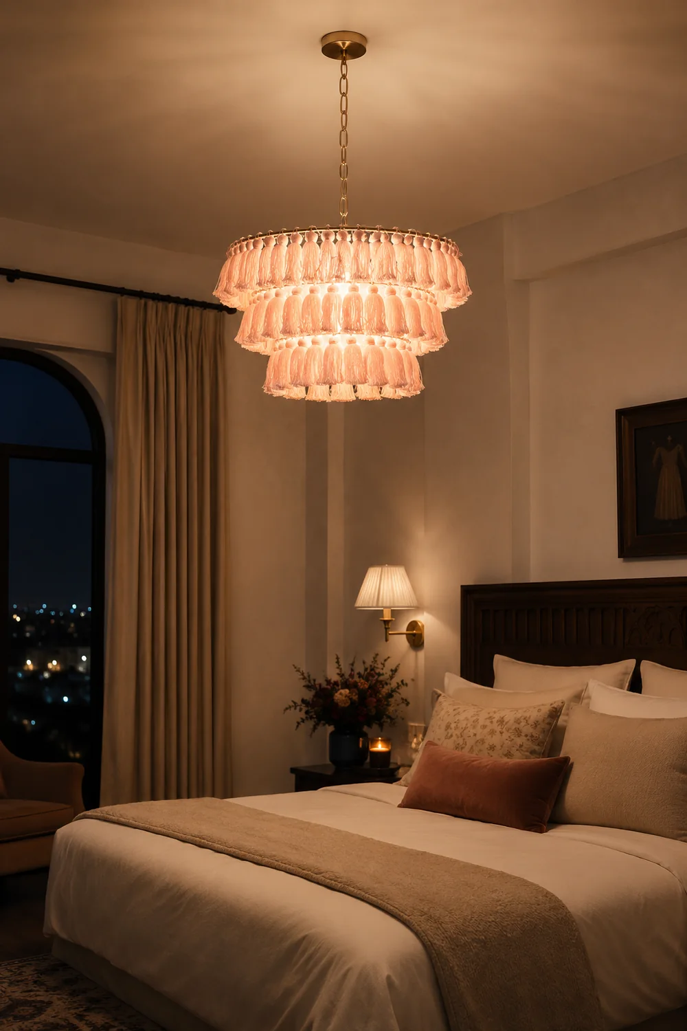 Fela Tassel Chandelier - Lumpaz