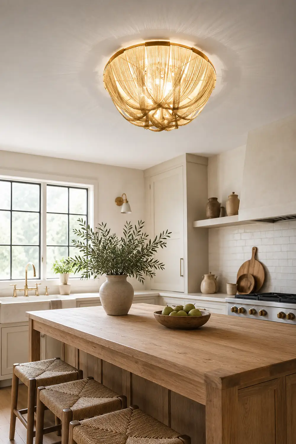 Tassel Aluminum Chain Ceiling Light - Lumpaz