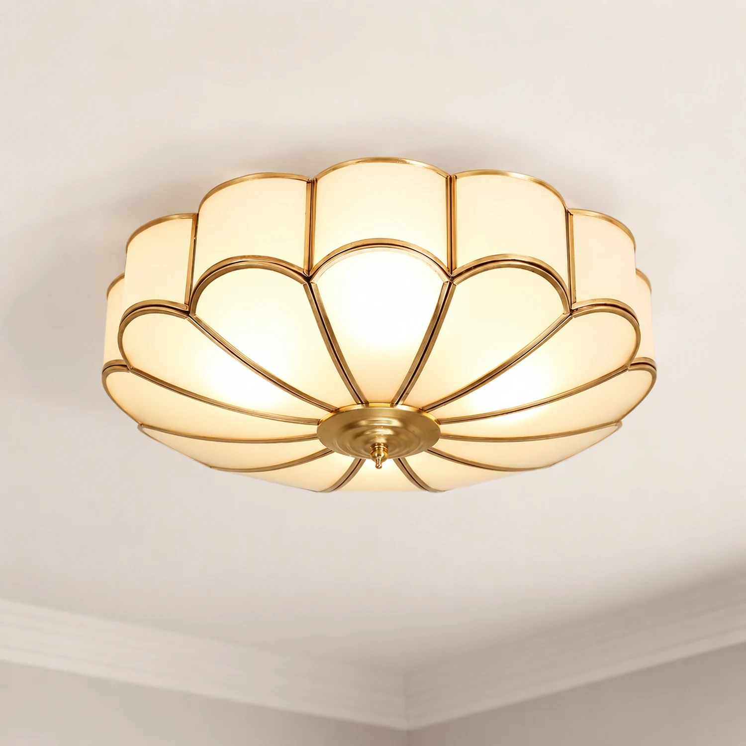 Flower Shape Glass Recessed Ceiling Light - Lumpaz