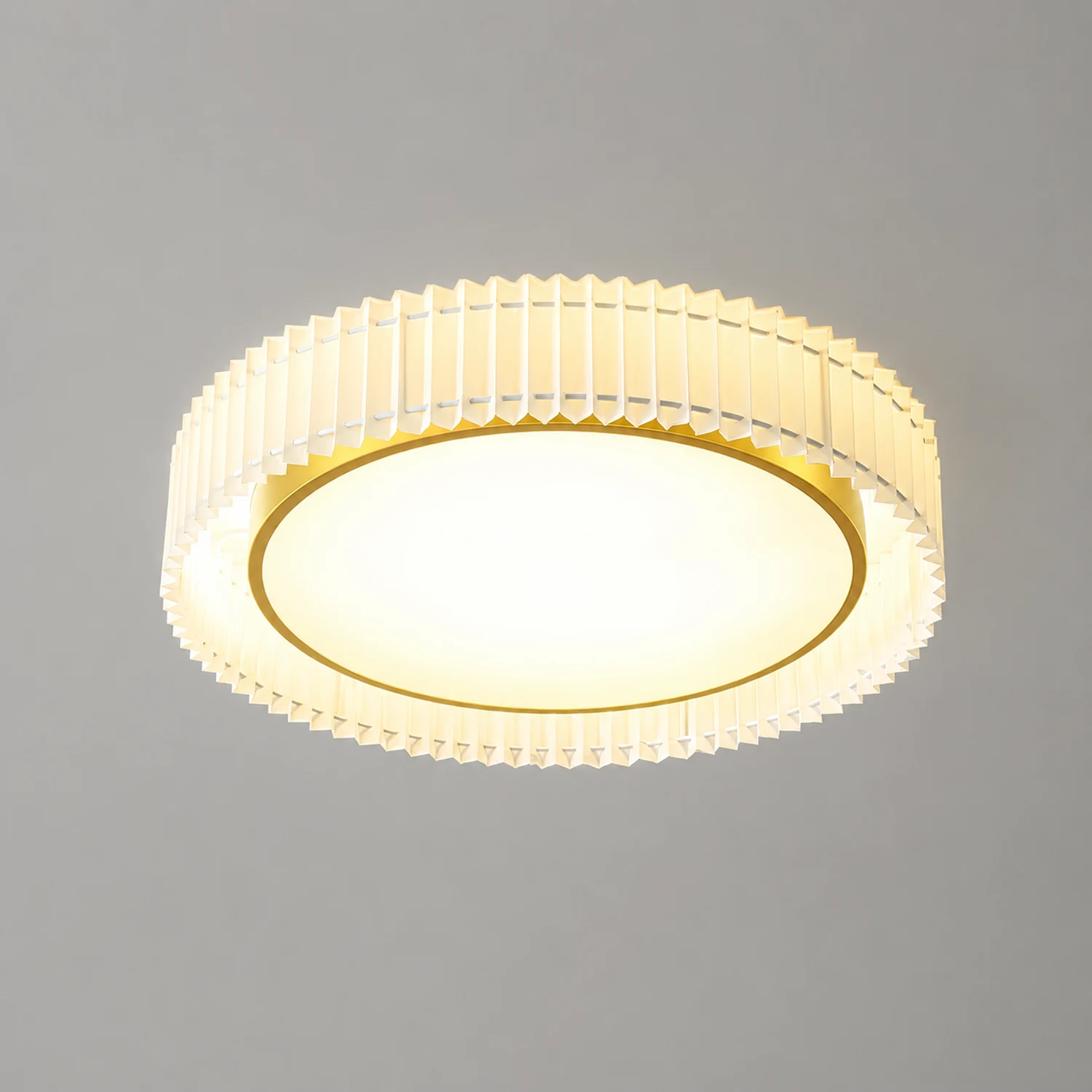 Round Pleated Ceiling Lamp - Lumpaz