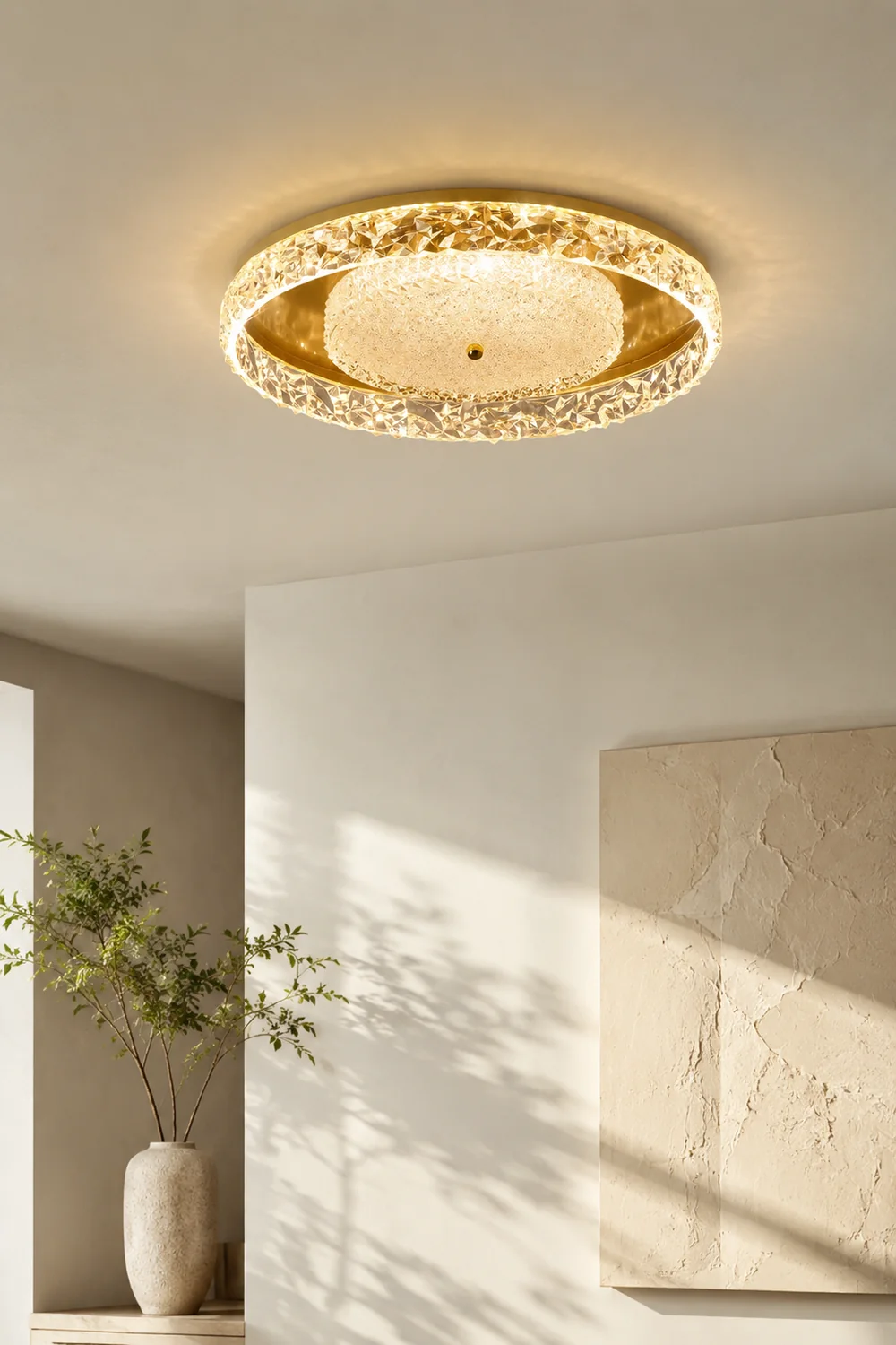 Crystal Embedded Ceiling lamp - Lumpaz