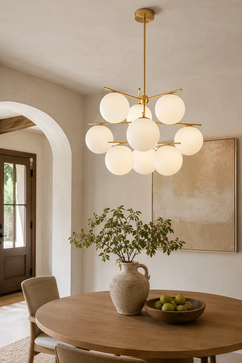 Sphere & Stem Chandelier - Lumpaz