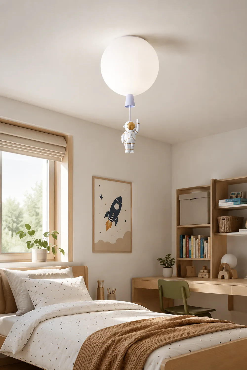 Frosted Balloon Ceiling Light - Lumpaz