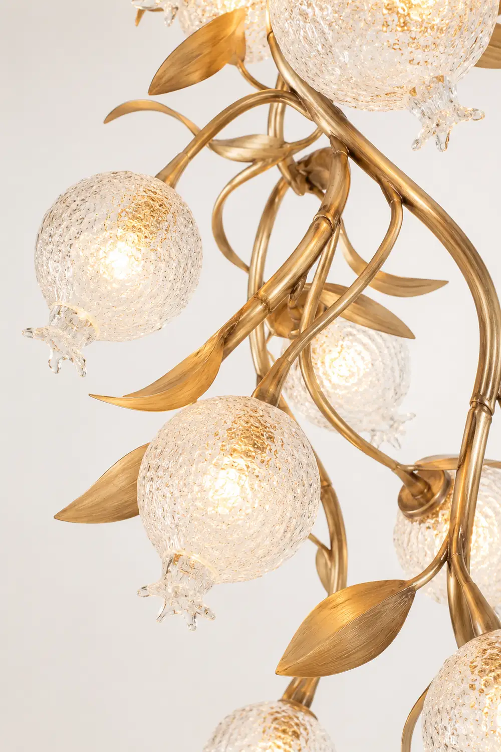 Pomegranate Brass Ceiling Lamp - Lumpaz