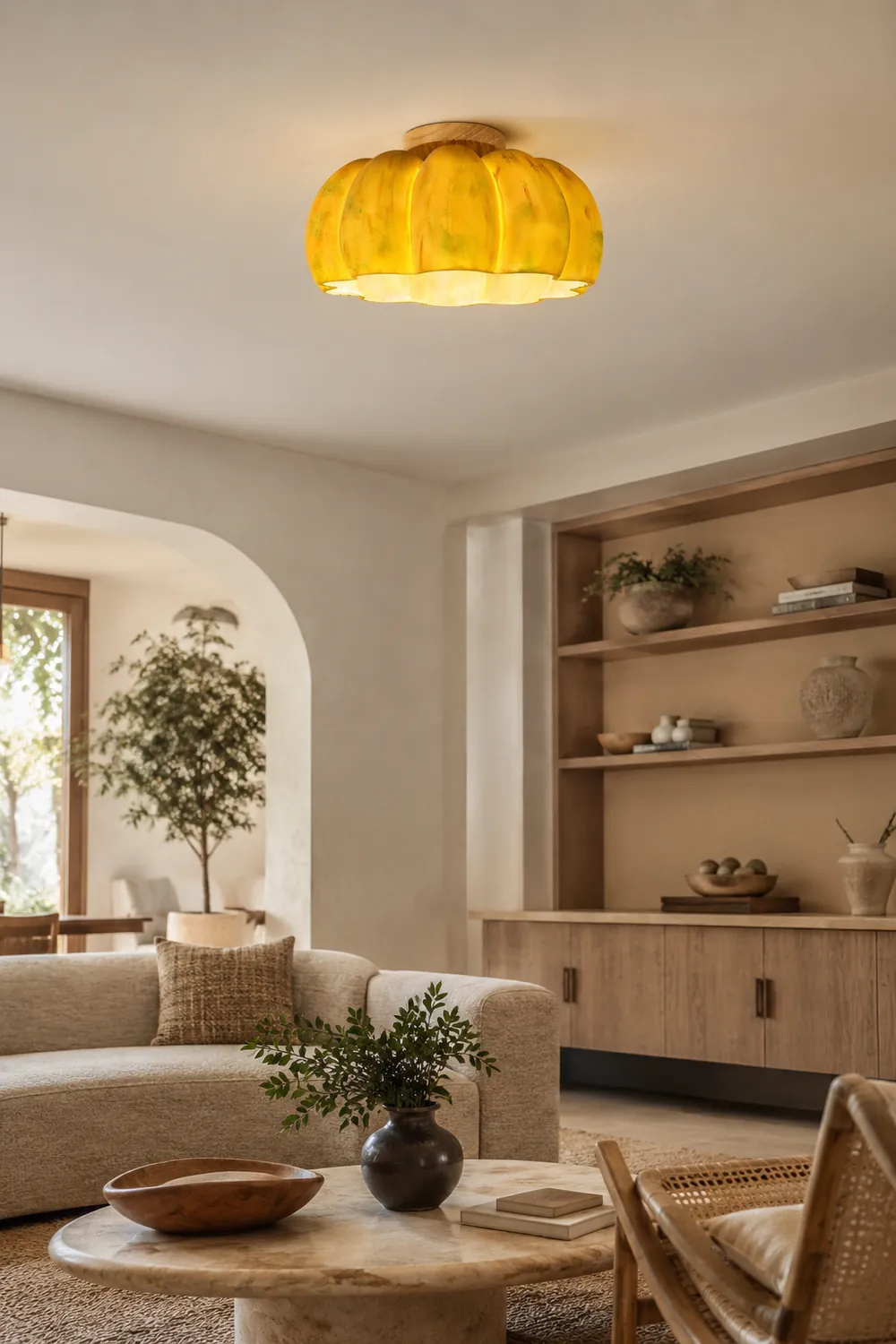Pumpkin Ceiling Light - Lumpaz