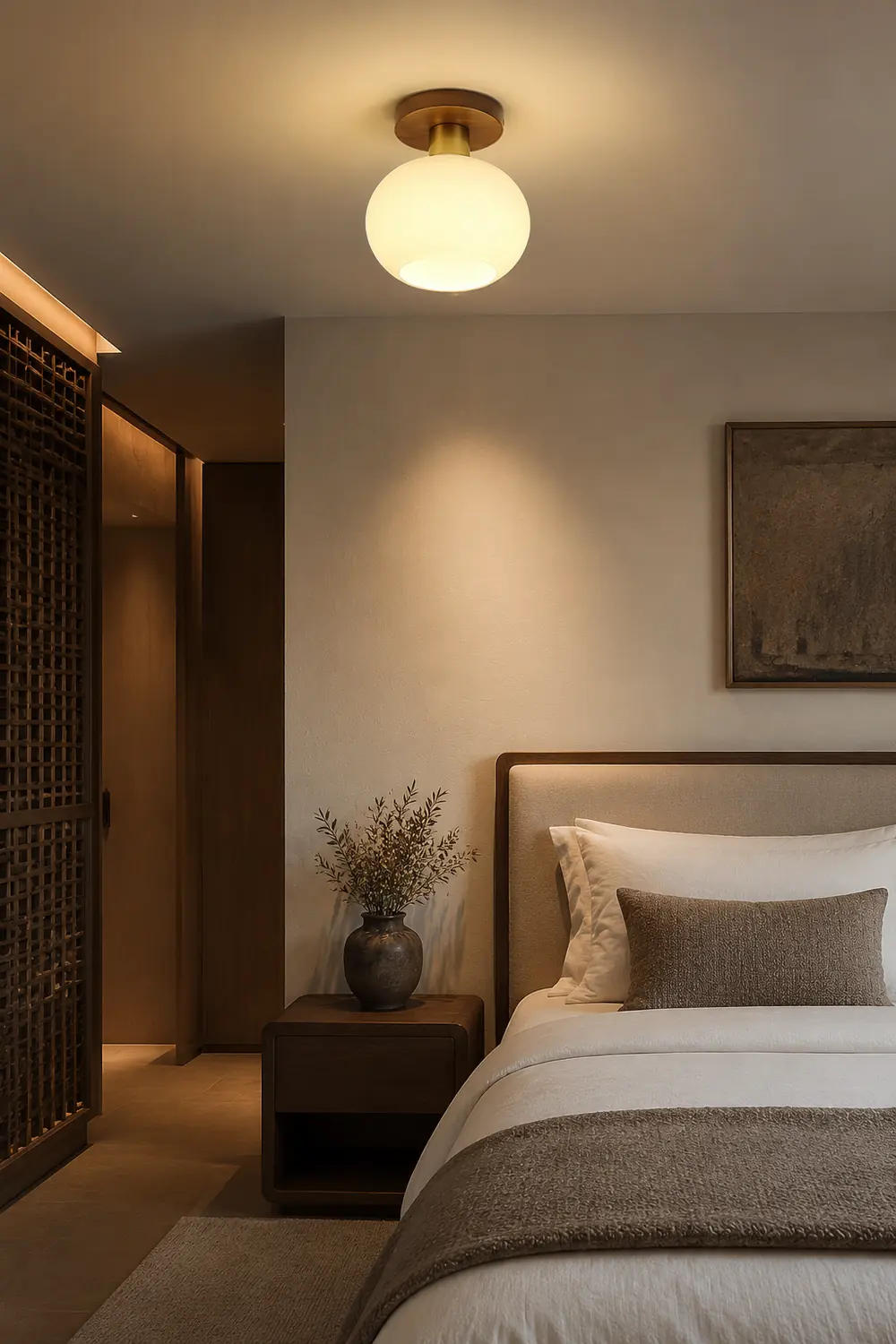 White Shell Ceiling Lamp - Lumpaz