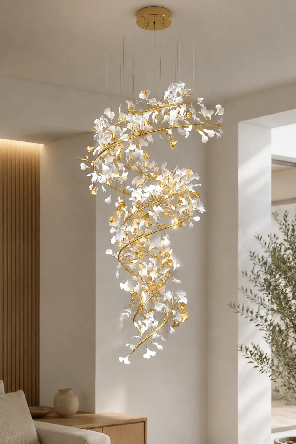 Gingko Chandelier Q - Lumpaz