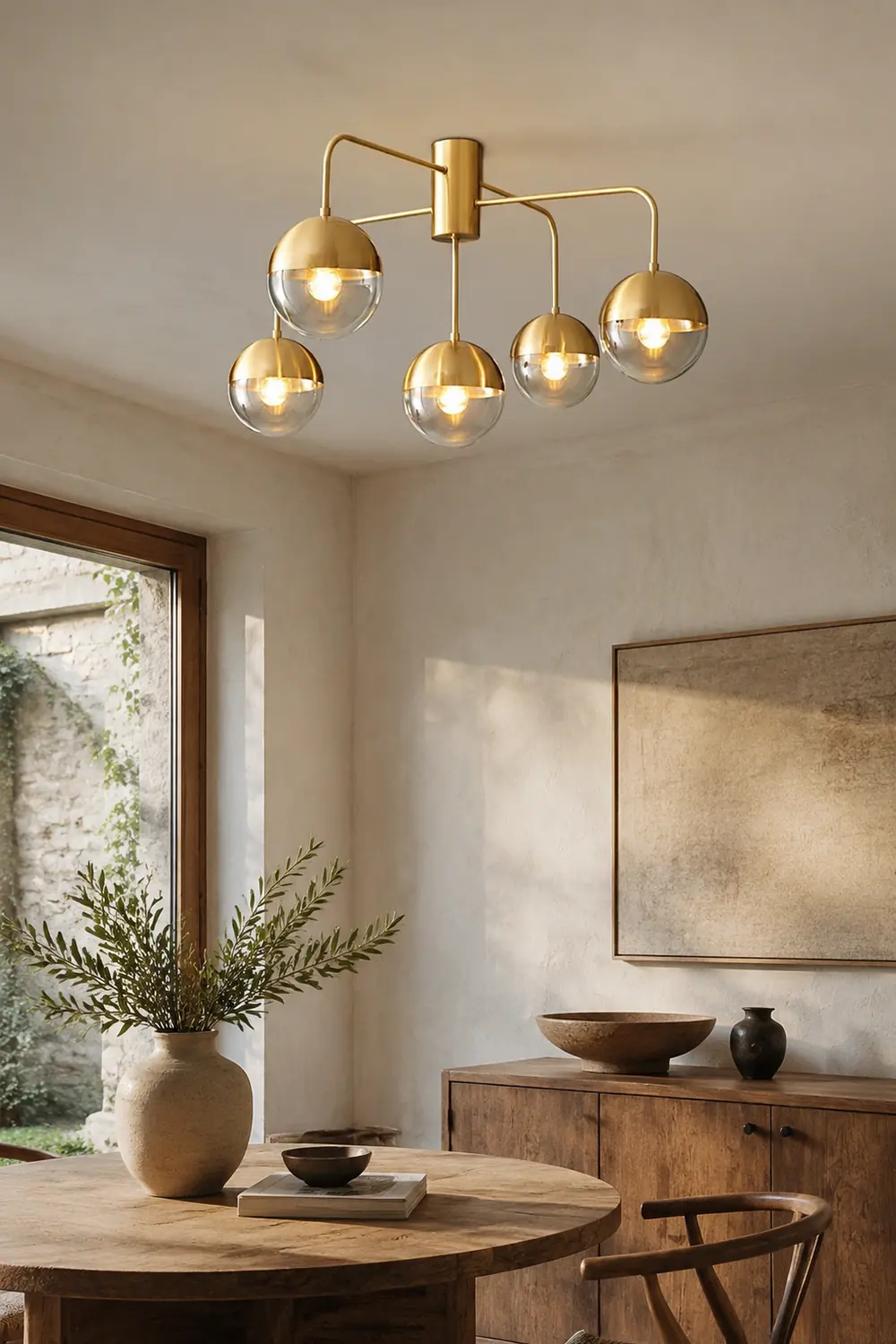 Brass Globulars Ceiling Lamp - Lumpaz