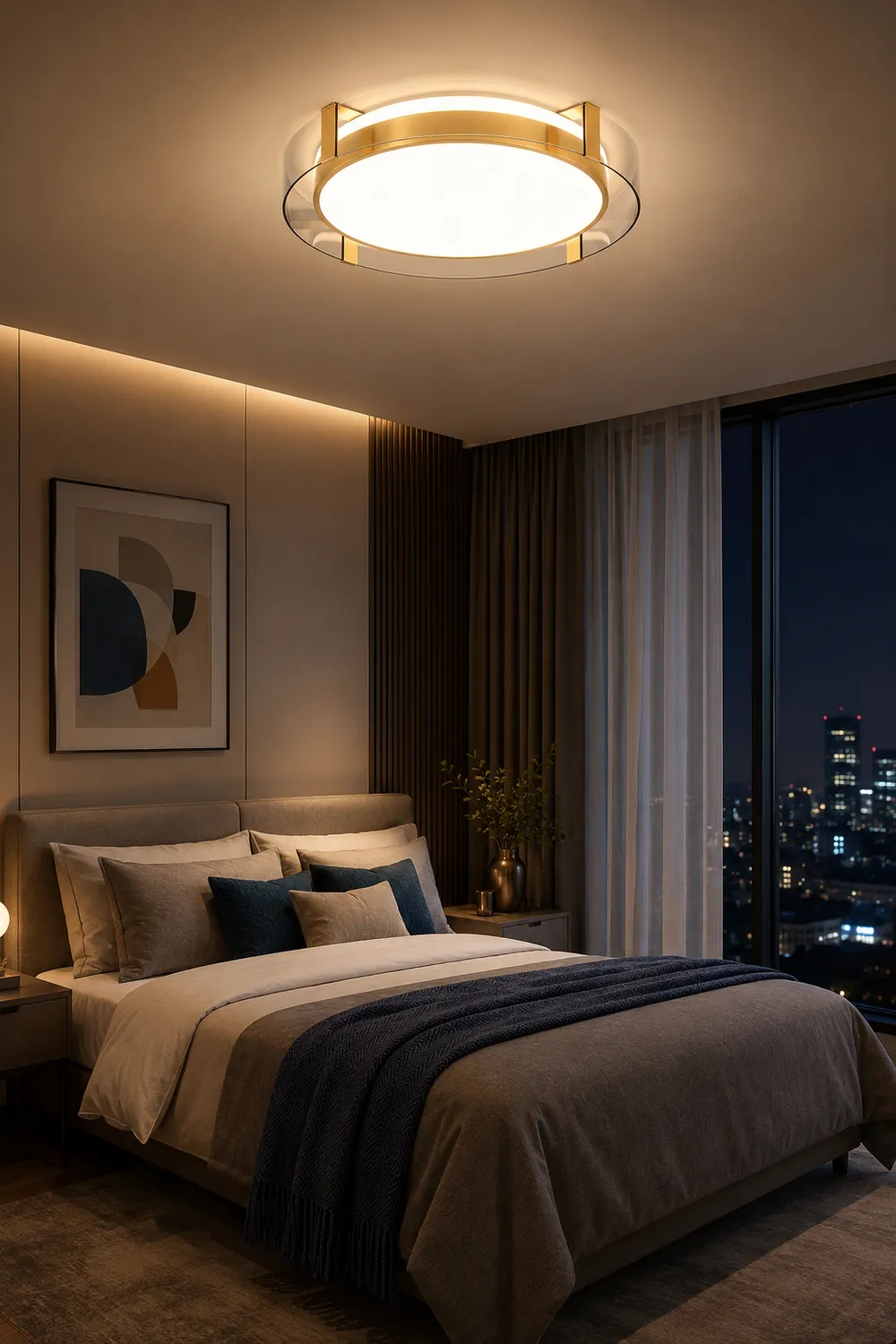 Round Low Profile Ceiling Light - Lumpaz