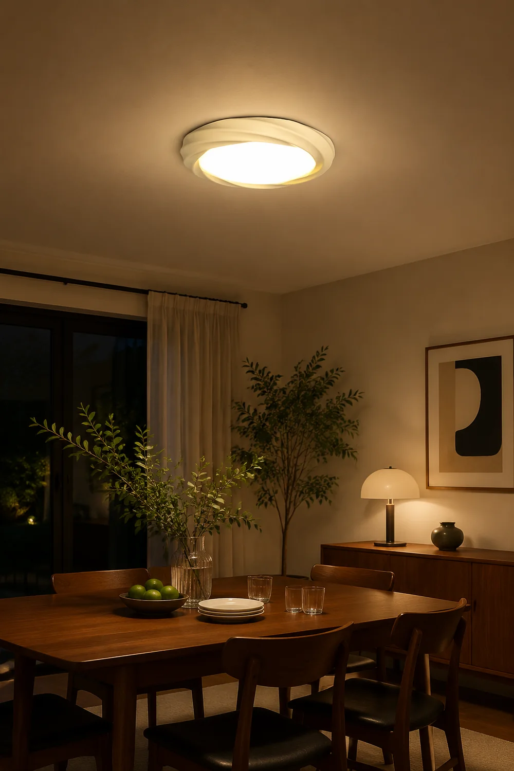 Maivy LED Flush Mount Ceiling Light - Lumpaz