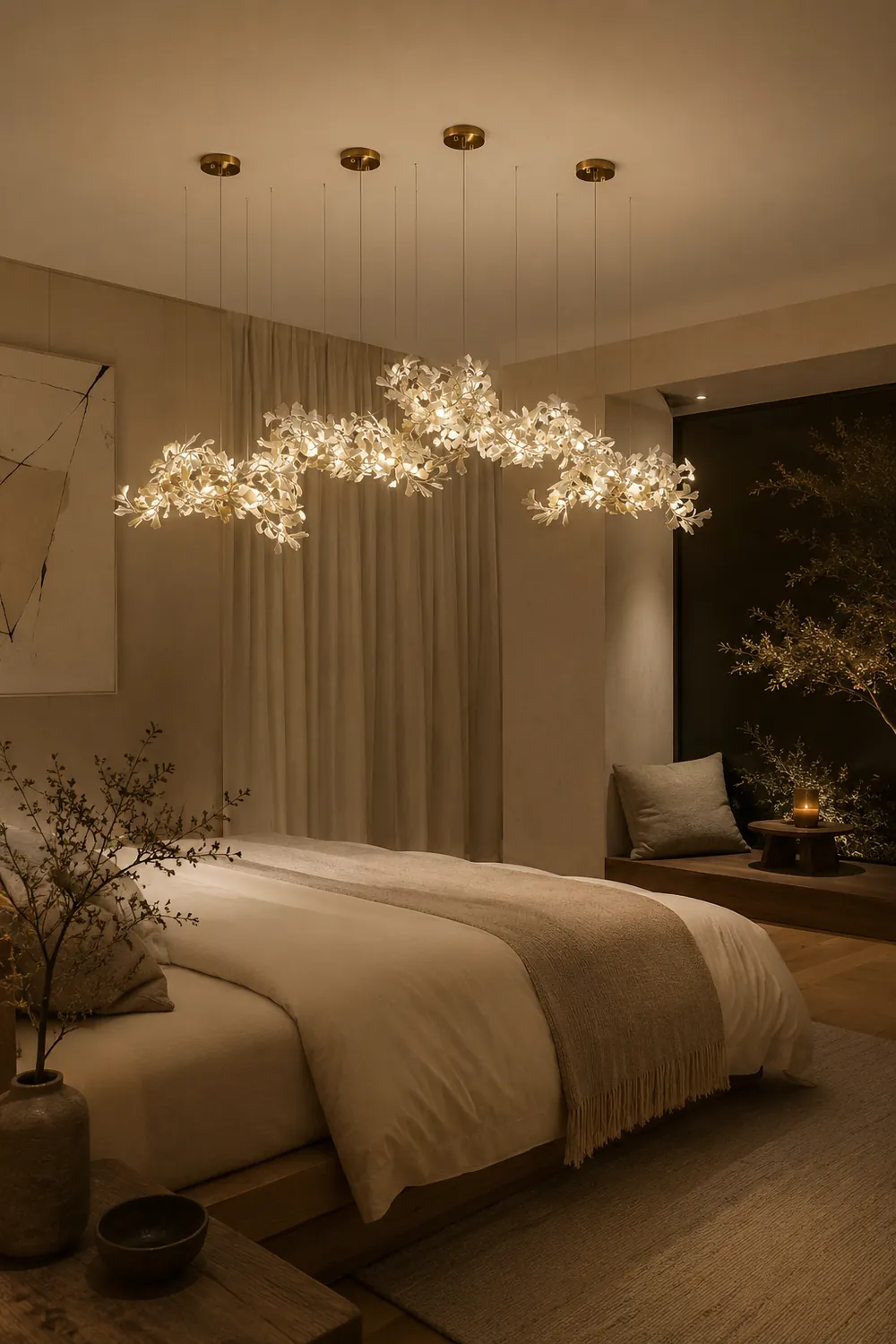 Gingko Chandelier C - Lumpaz