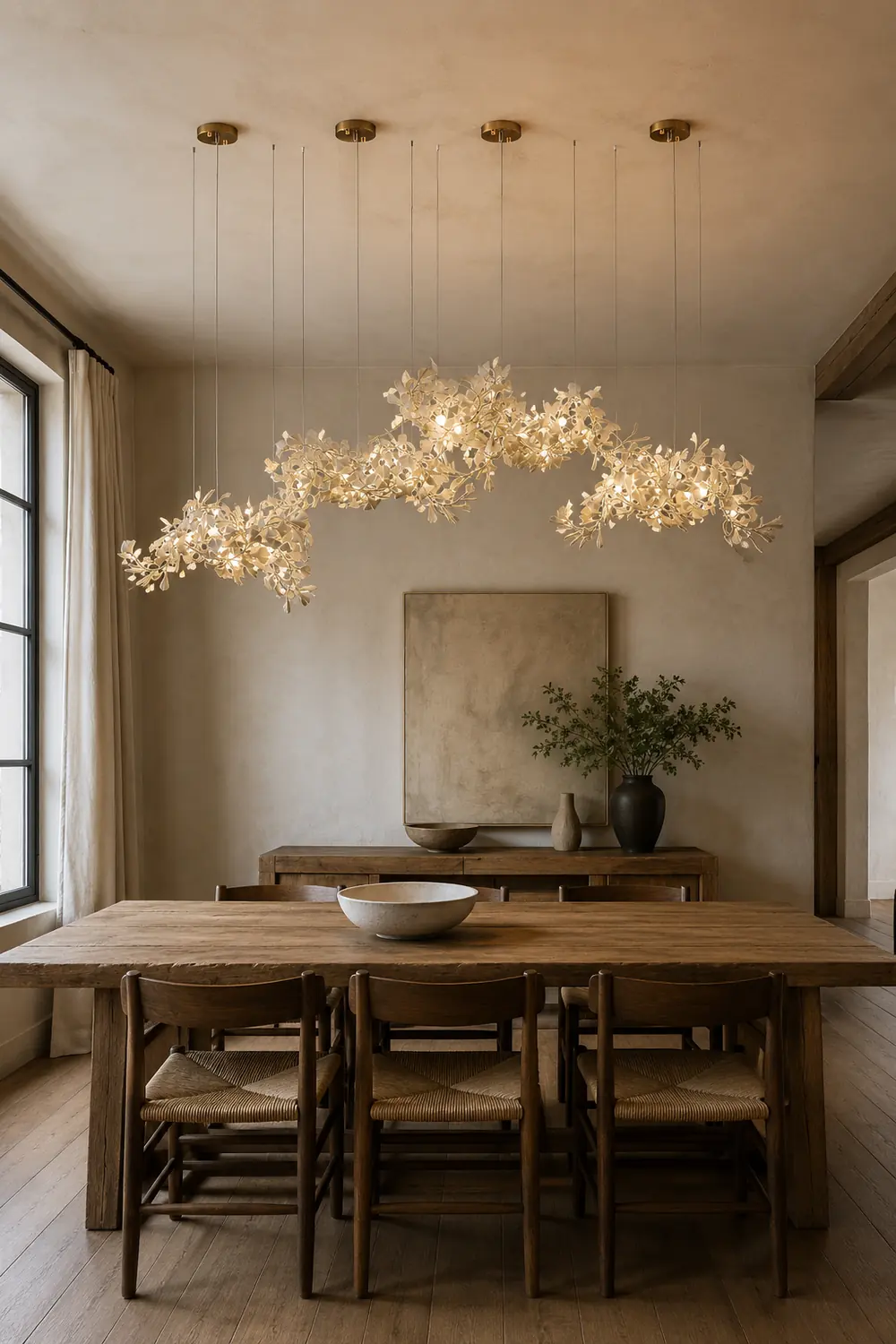 Gingko Chandelier C - Lumpaz
