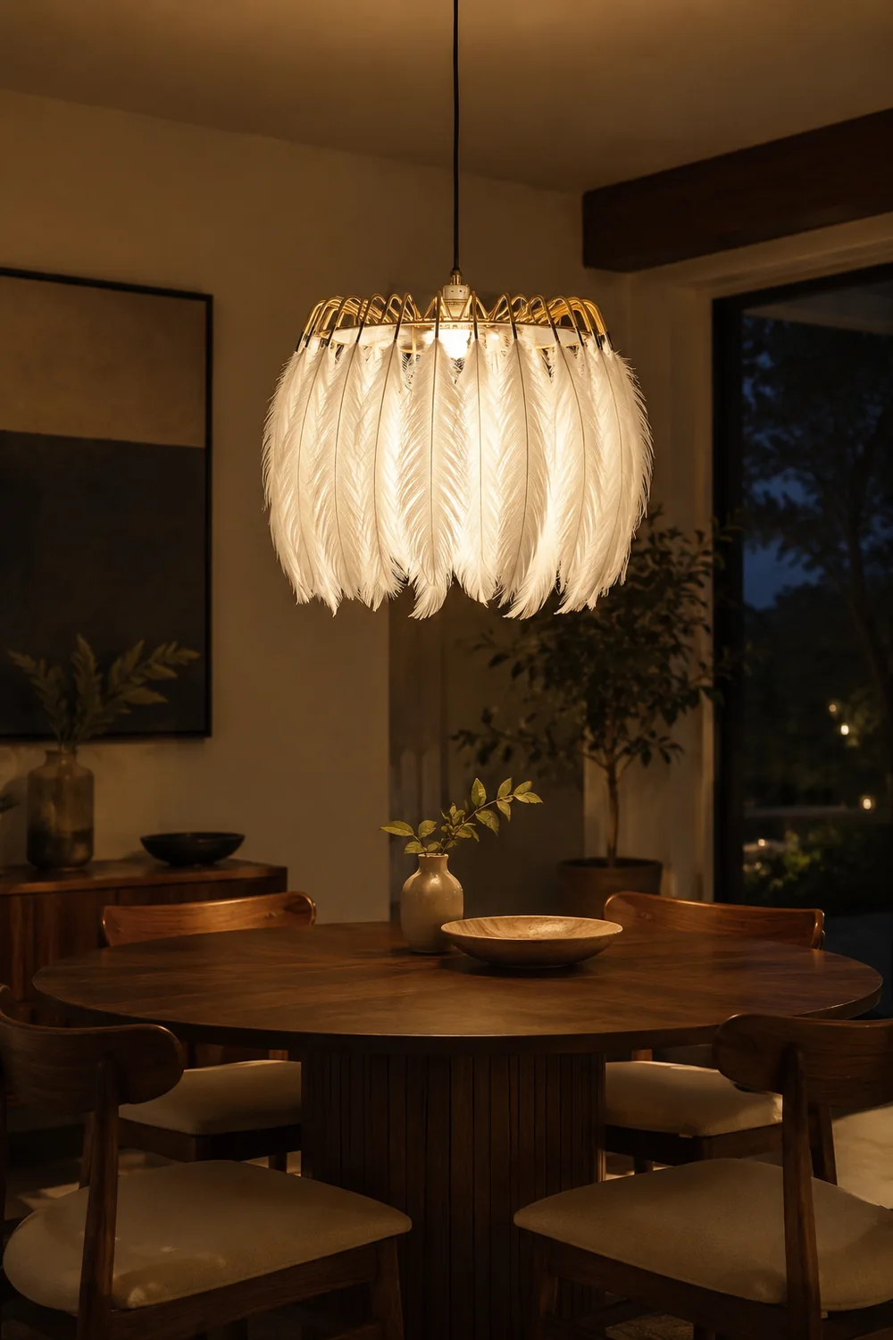 Feather Pendant Lamp - Lumpaz