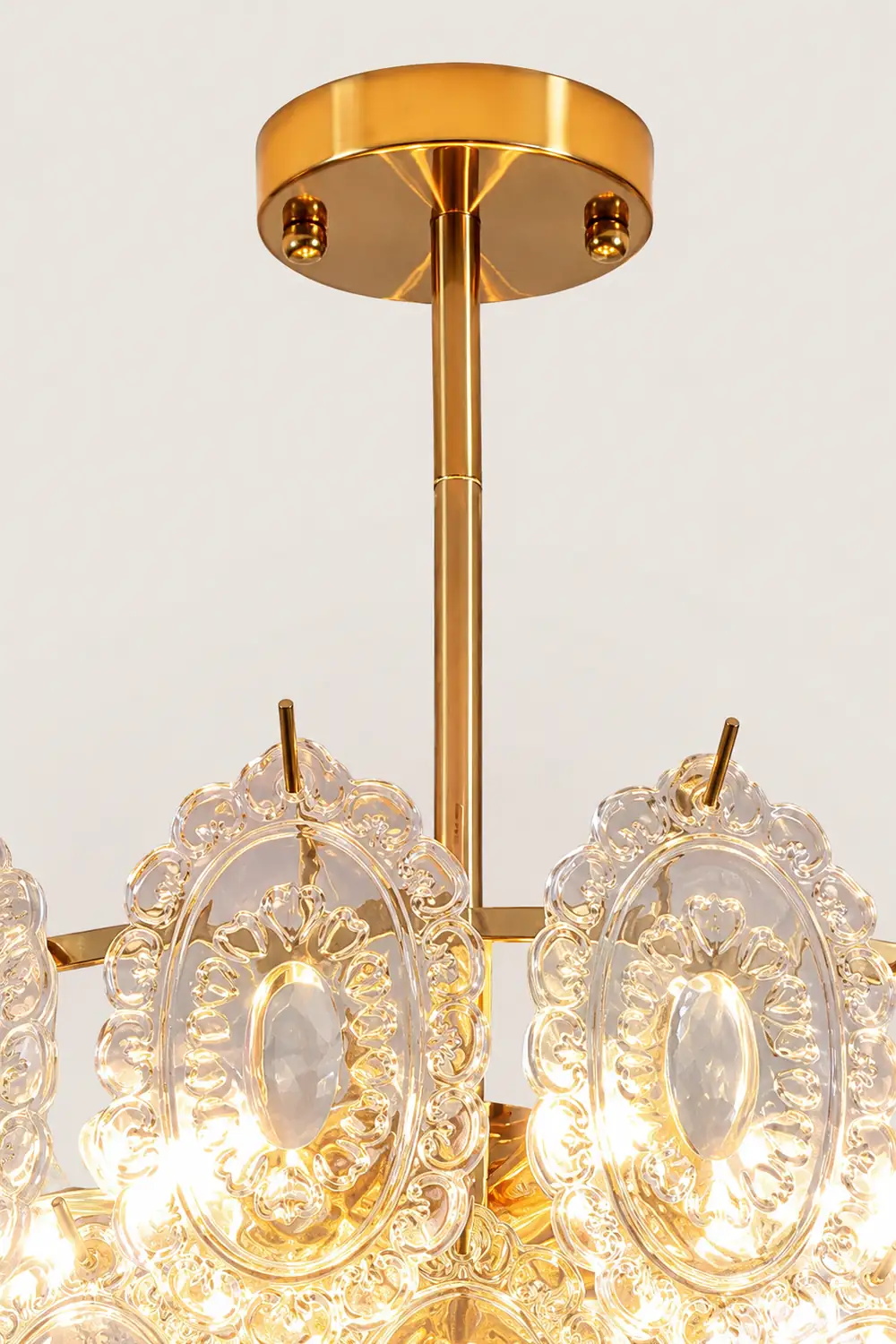 Wave Glass Chandelier - Lumpaz