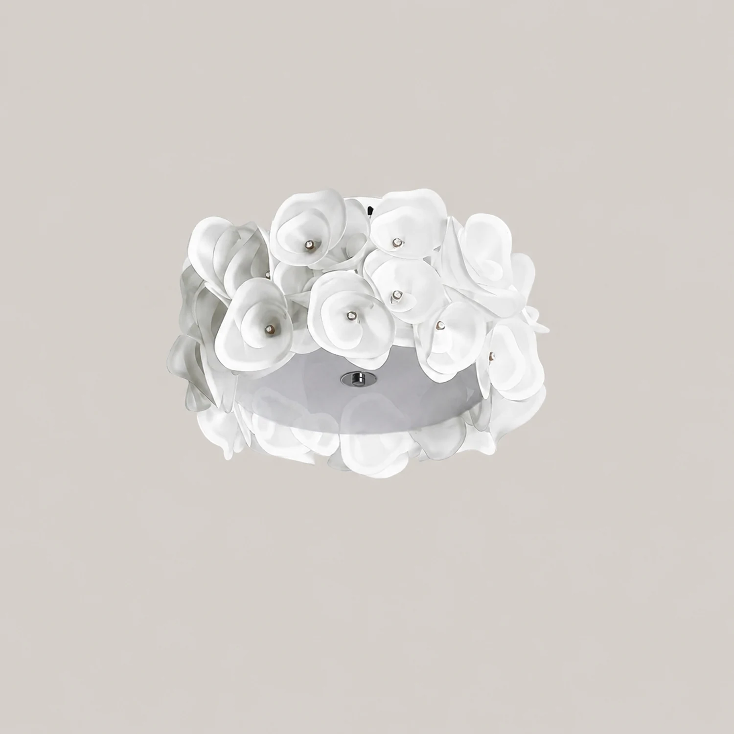 White Hydrangea Ceiling Lamp - Lumpaz