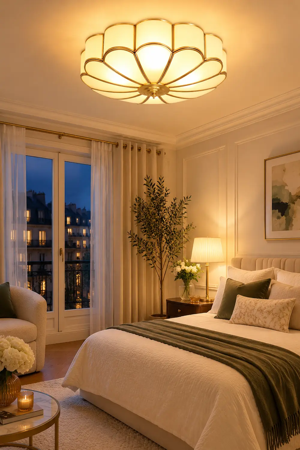Flower Shape Glass Recessed Ceiling Light - Lumpaz