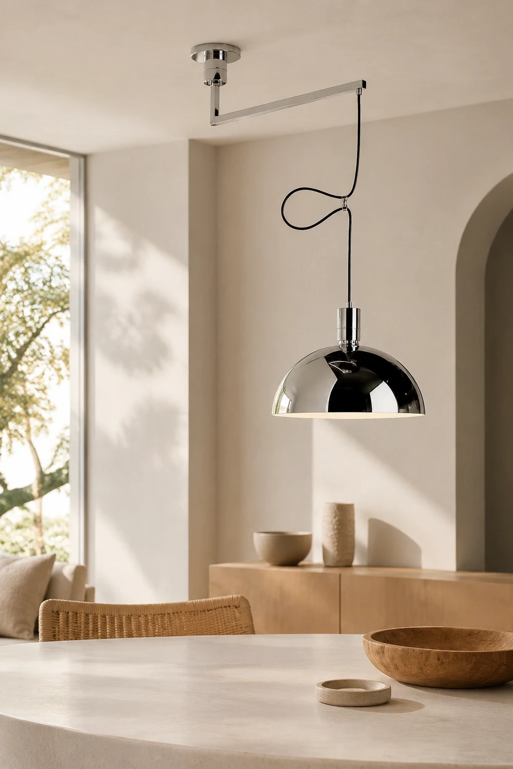Swing Dome Pendant Light - Lumpaz