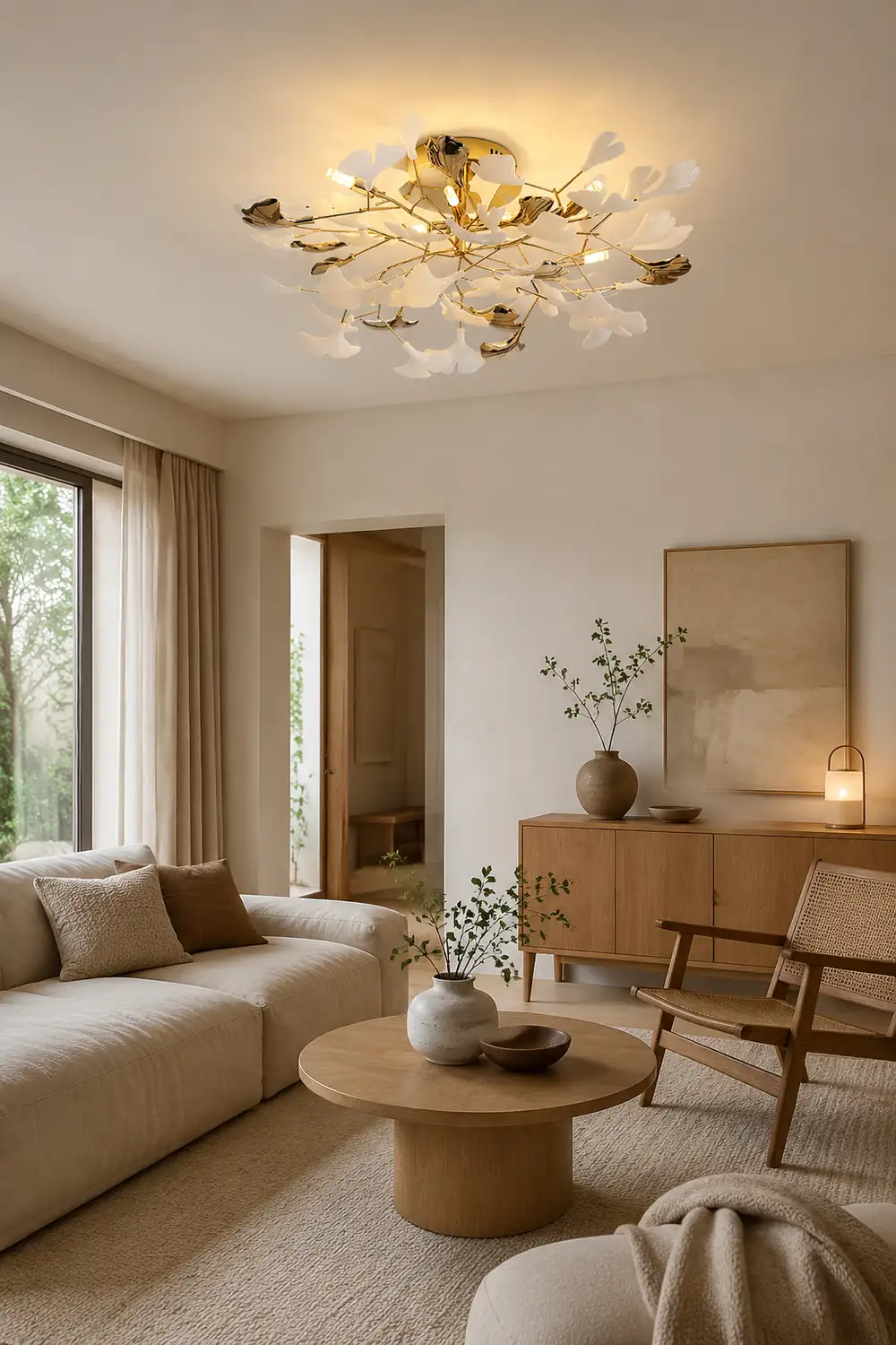 Gingko Rotating Ceiling Lamp - Lumpaz
