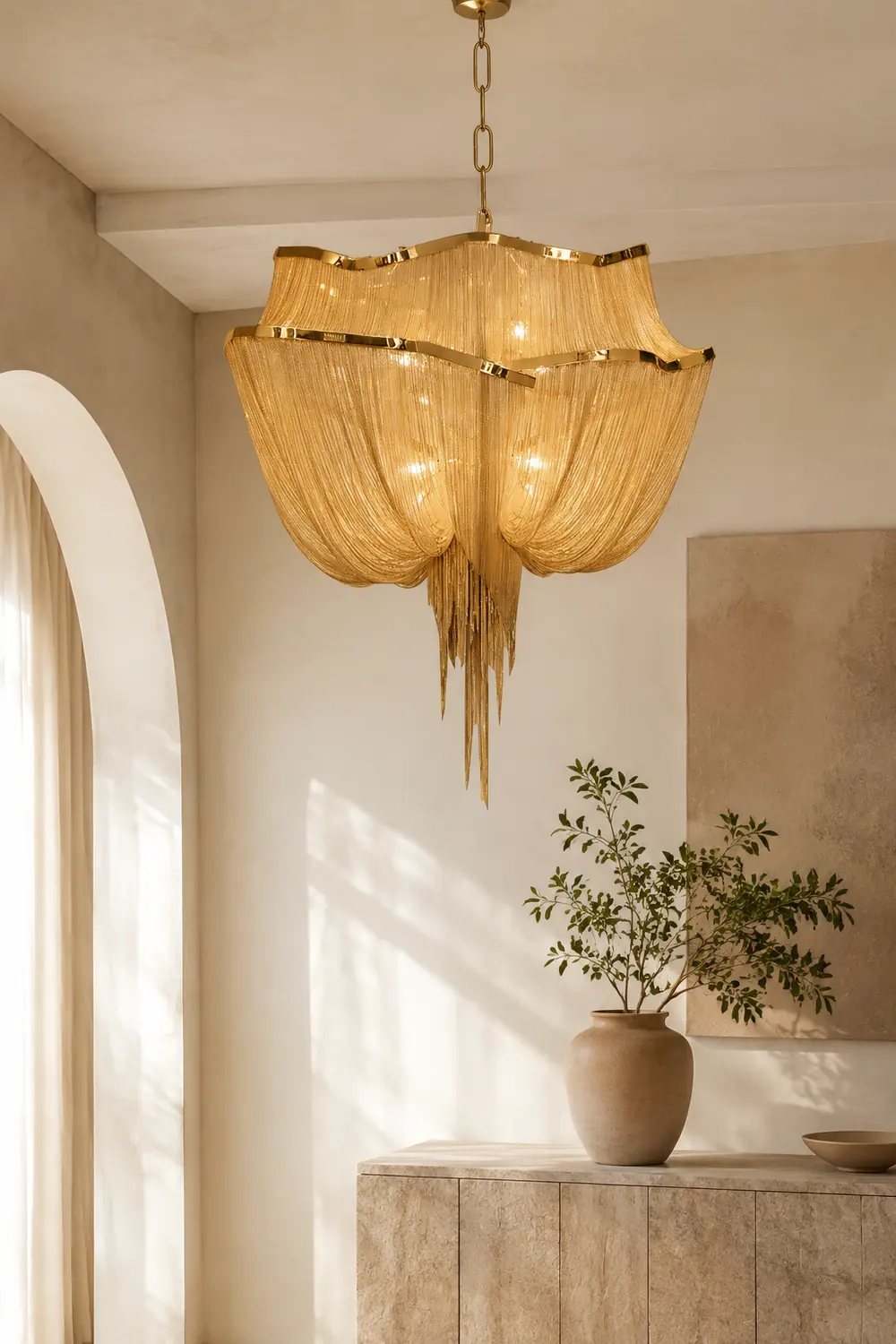 Chains Shimmering Chandelier - Lumpaz