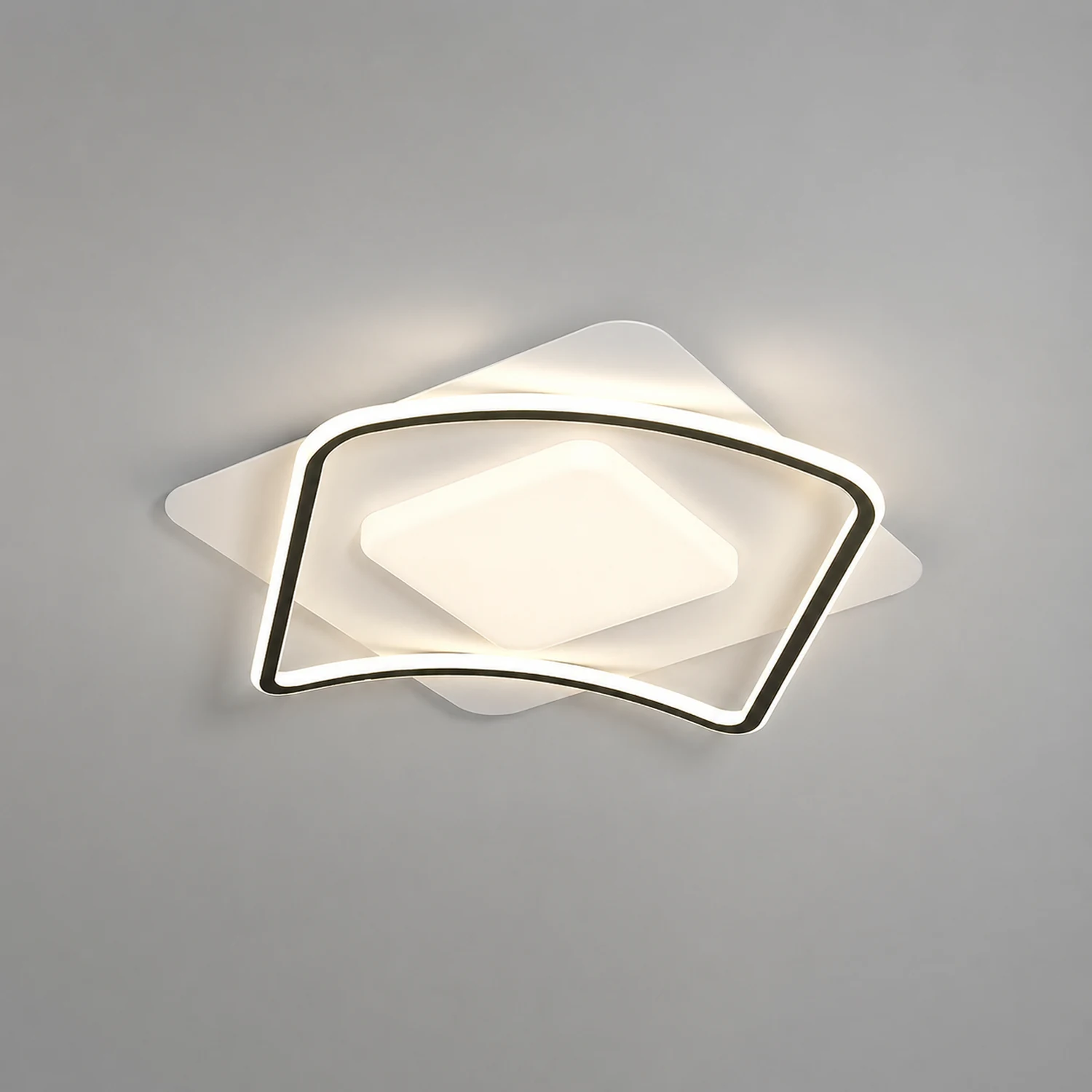Minimalist Geometry LED Ceiling Light - Lumpaz