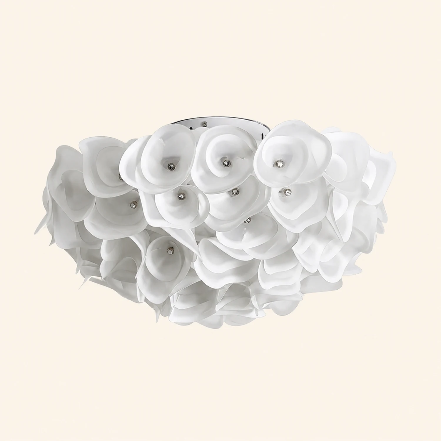 White Hydrangea Ceiling Lamp - Lumpaz