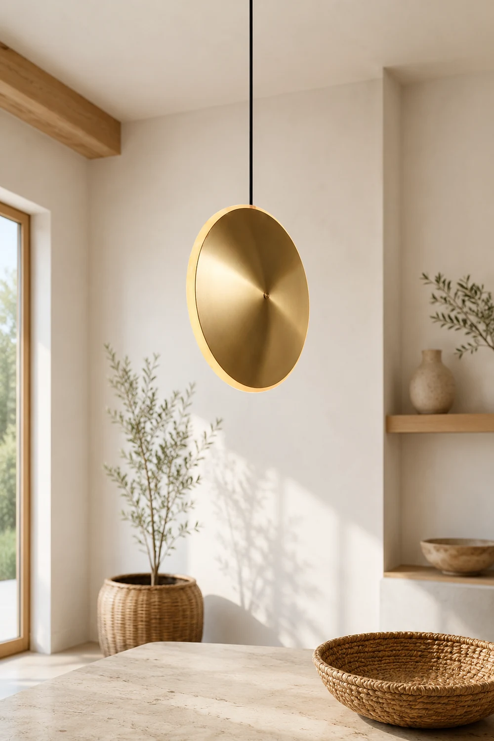 Chrona Dish Pendant Light - Lumpaz